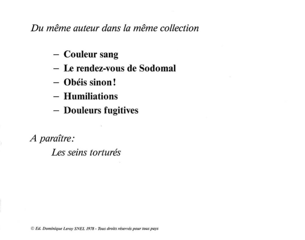 [Joseph Farrel] Parfums de Souffrance (with text)