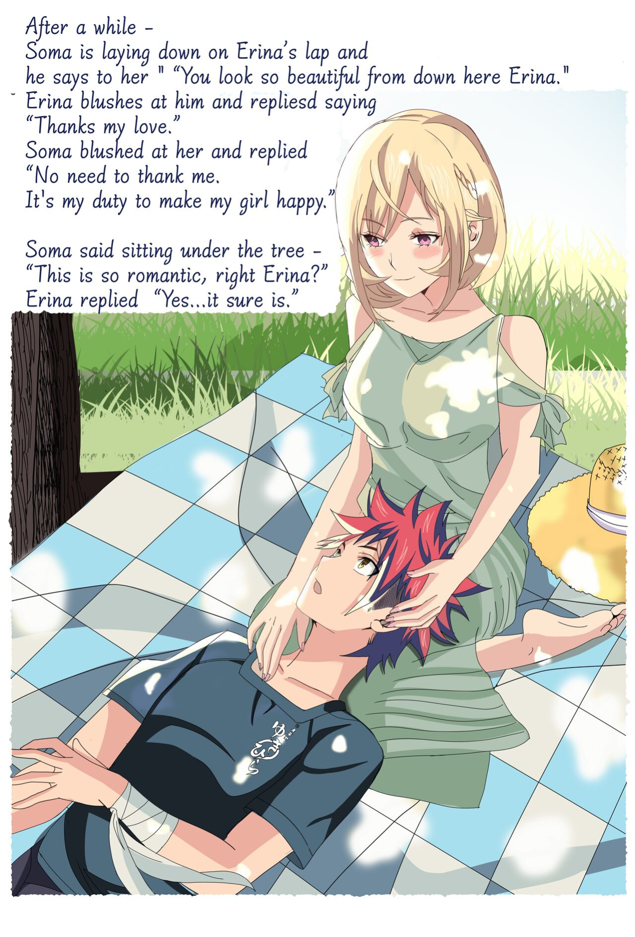[ Hiyori chan] Soma and Erina summer vacation(Shokugeki no Soma)