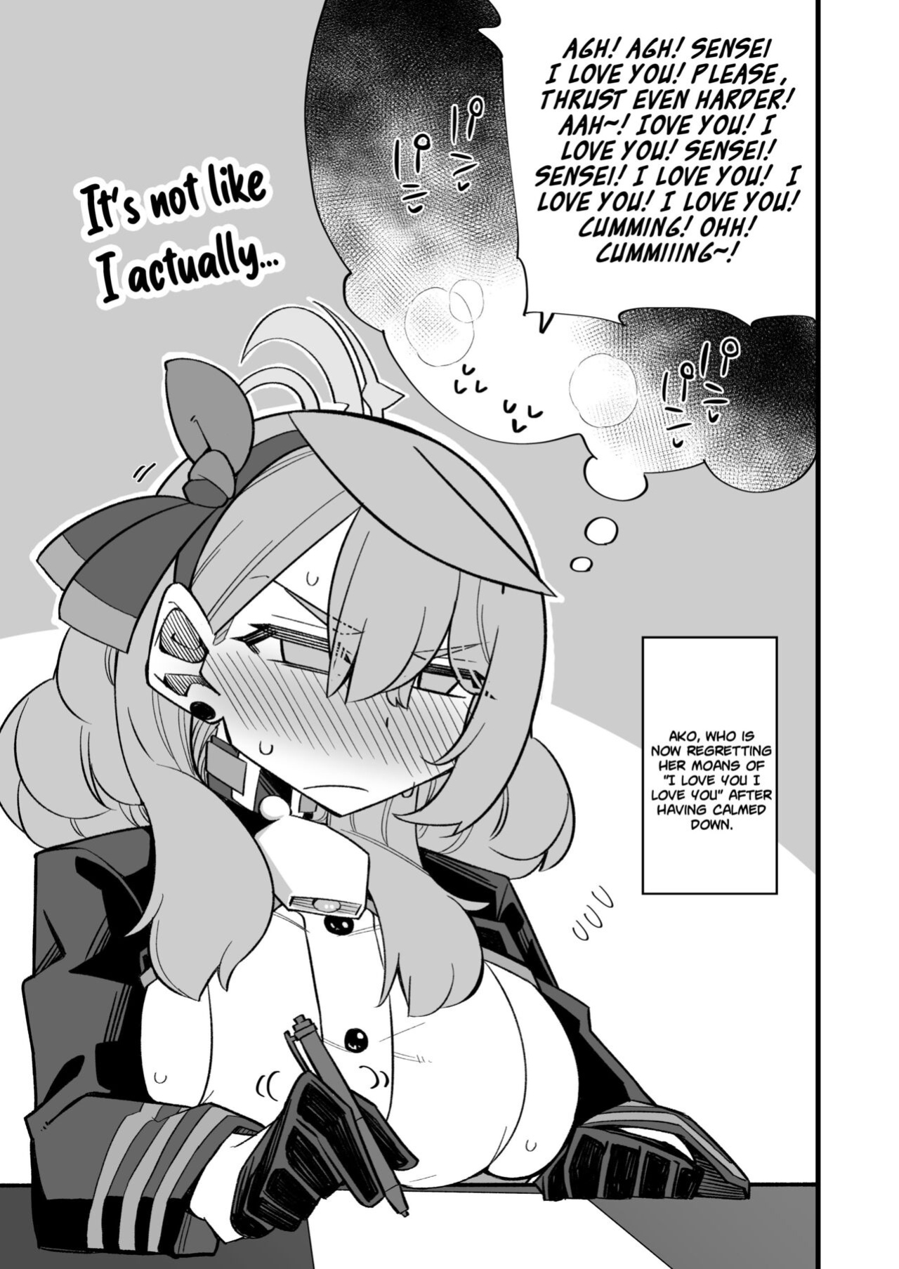 [Aureole (Kira Boshi)] Ako no Stress Hassan Houhou | Ako's Stress Relieving Sex (Blue Archive)