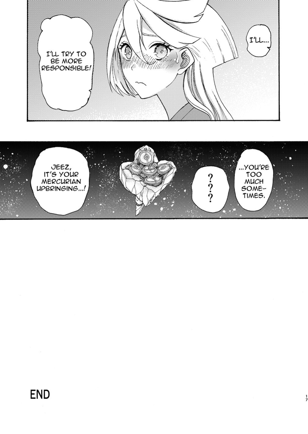 [KNIFE EDGE (Hoshitsuki Neon.)] Majo Ku Kisetsu ni Otome wa Tsuibamu | Picking At a Young Woman During Witch Eating Season (Gundam The Witch from Mercury)