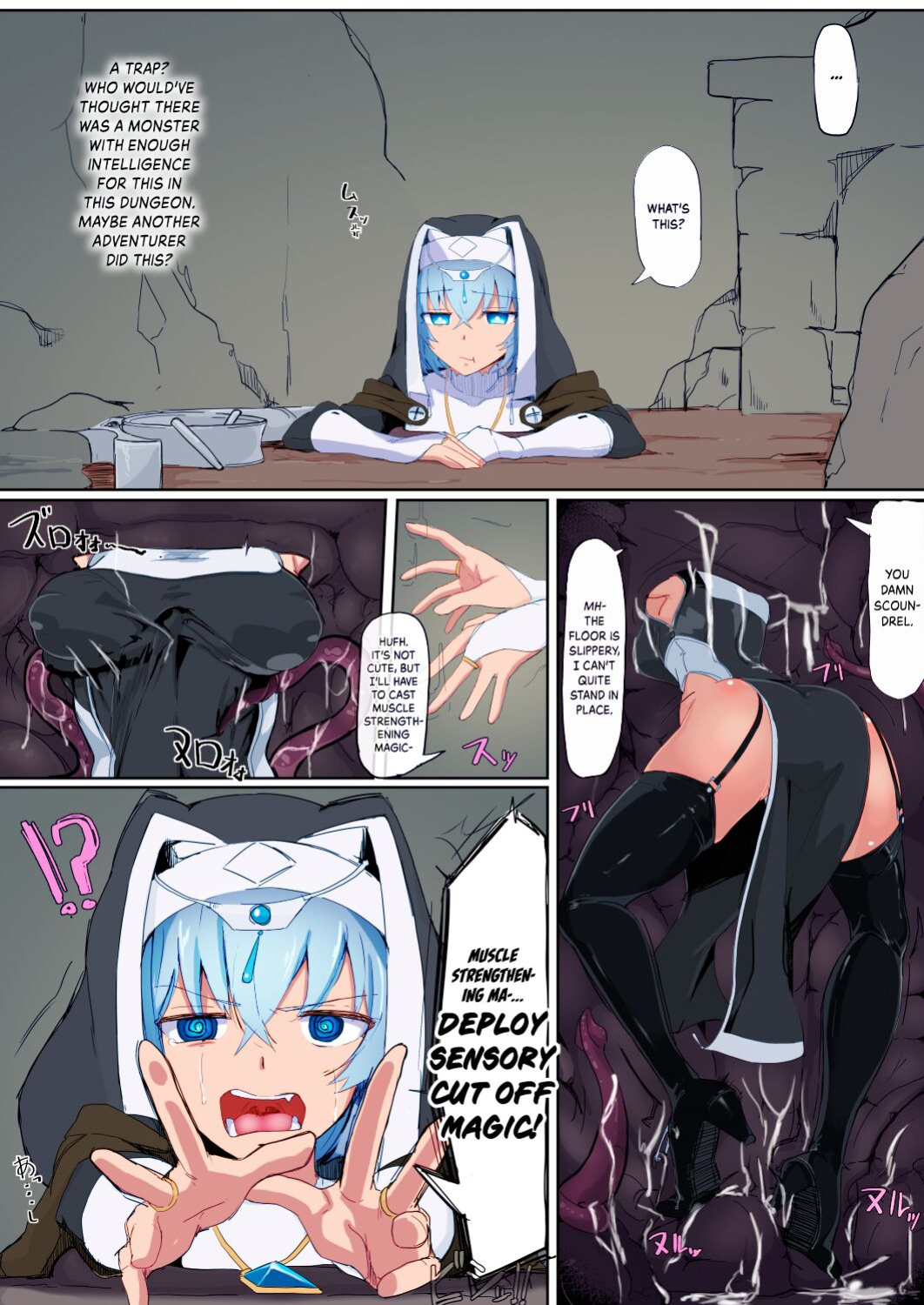 [Ichijikushirabe Shiki (Shirabe Shiki)] Teikyuu Zako Inma no Shokushu ga Fukai nanode Kankaku Shadan Mahou o Tenkai Shimashita wa!! [Kinsei Translations] [Colorized]