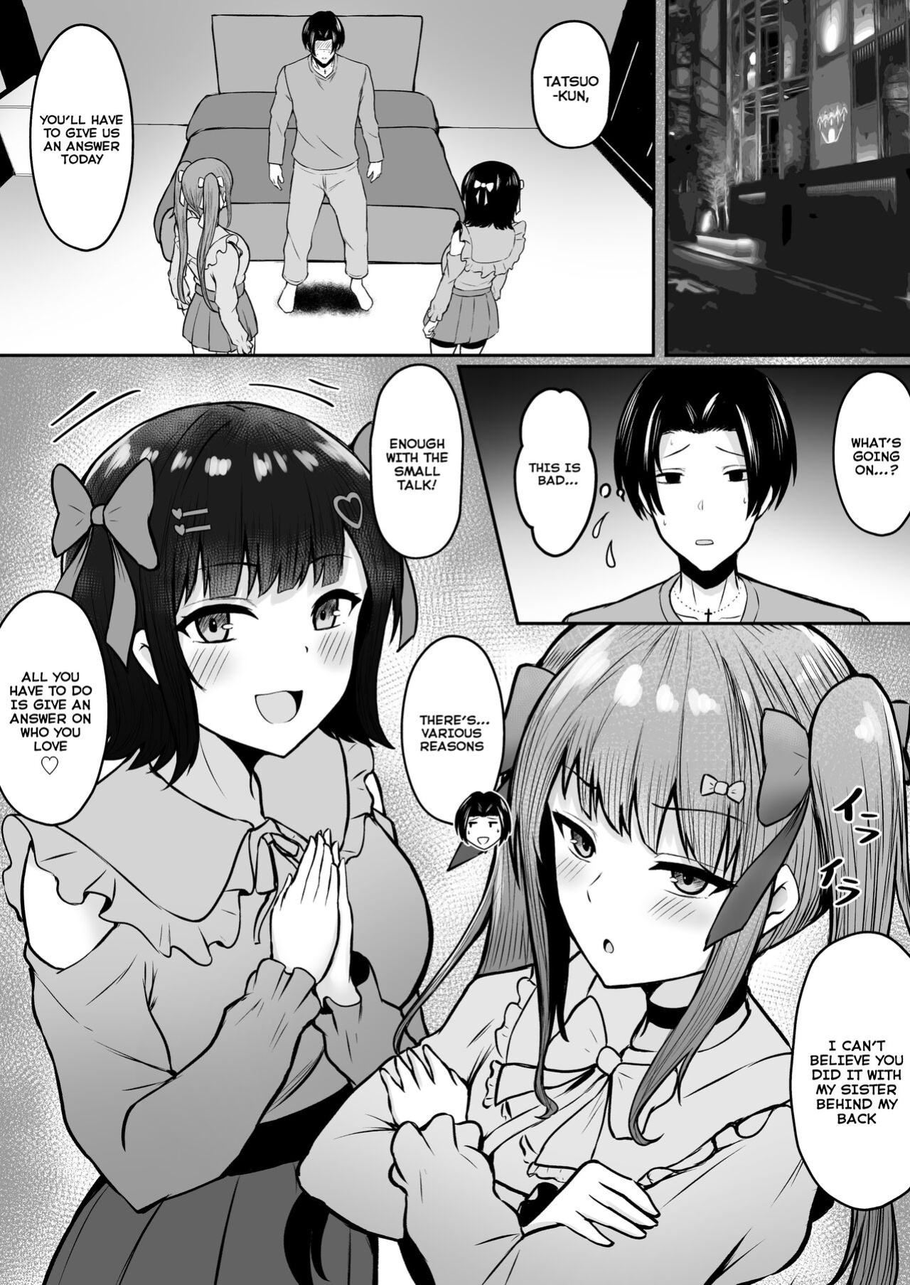 [Nekomimi to Kuro Mask (cielo)] Jiraikei Imouto ni Kareshi Netorareterunda ga ~ReaJuu no Ane to Papakatsu Suru Imouto~ [Tomoshibi+SquigglesJP]