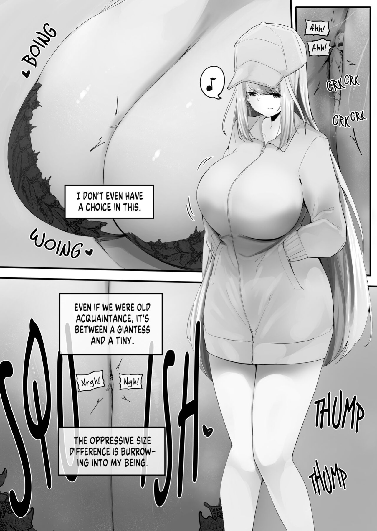 [Marushamo] Kouhai no Ooki Oppai ni Shimawareru | Between big boobs