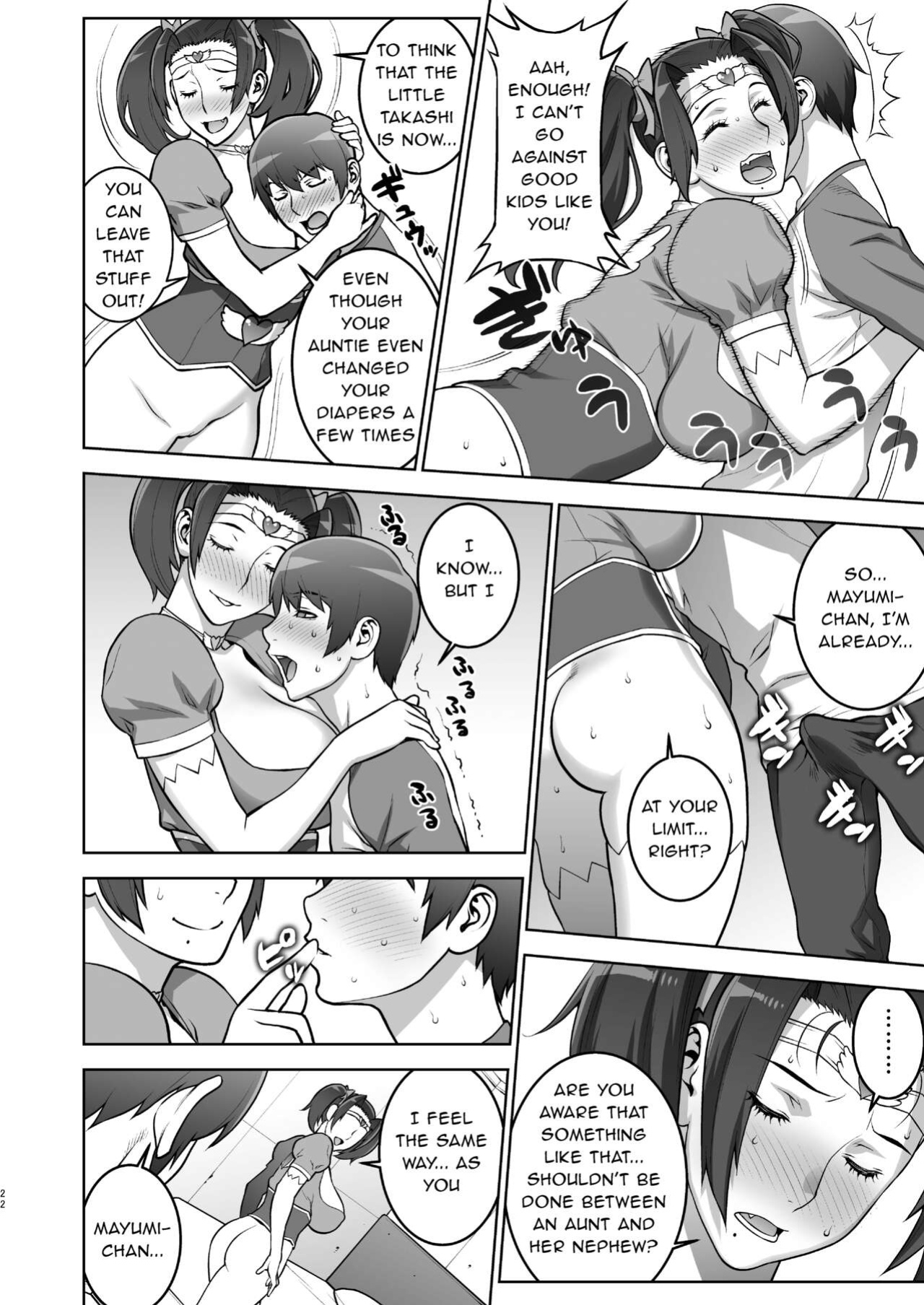 [Motchie Kingdom (Motchie)] Oba no Uwa Kitsu Cosplay Onanie o Mokugeki Shita Ken | That Time I Saw My Aunt Masturbating in a Cosplay She’s Too Old For [Harasho Project]