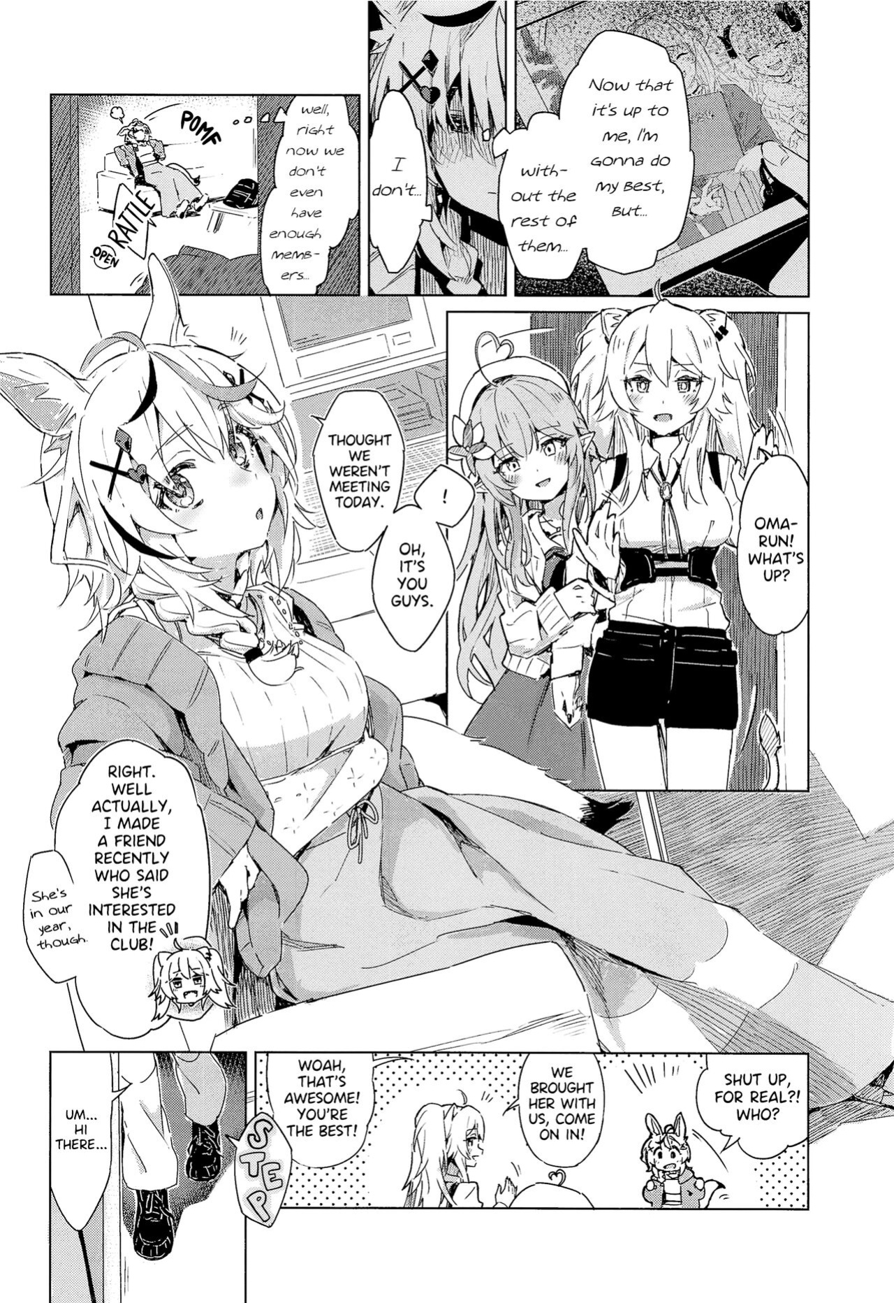 [HIYOCCO (hiyocco)] Fennec wa Iseijin no Yume o Miru ka - Do Fennecs Dream of Unreal Encounters? (Momosuzu Nene, Omaru Polka) [ENGLISH]