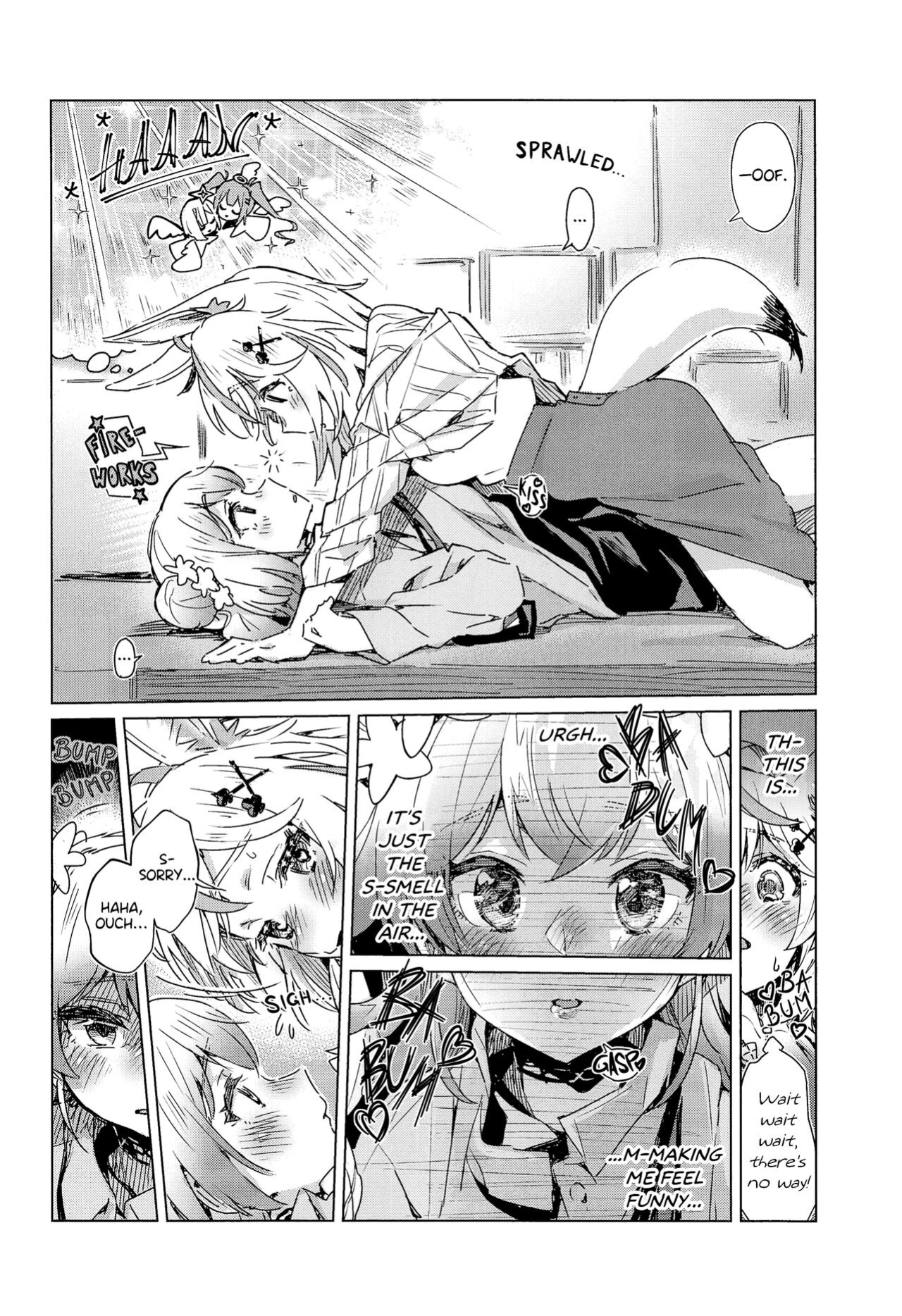 [HIYOCCO (hiyocco)] Fennec wa Iseijin no Yume o Miru ka - Do Fennecs Dream of Unreal Encounters? (Momosuzu Nene, Omaru Polka) [ENGLISH]
