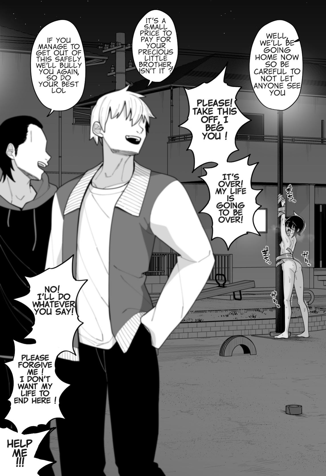 [Tateyoko Issen (Shinagawa Mikuzu)] Hidoimeniau Otokonokotachi vol.4 | Boys who are in terrible trouble vol.4