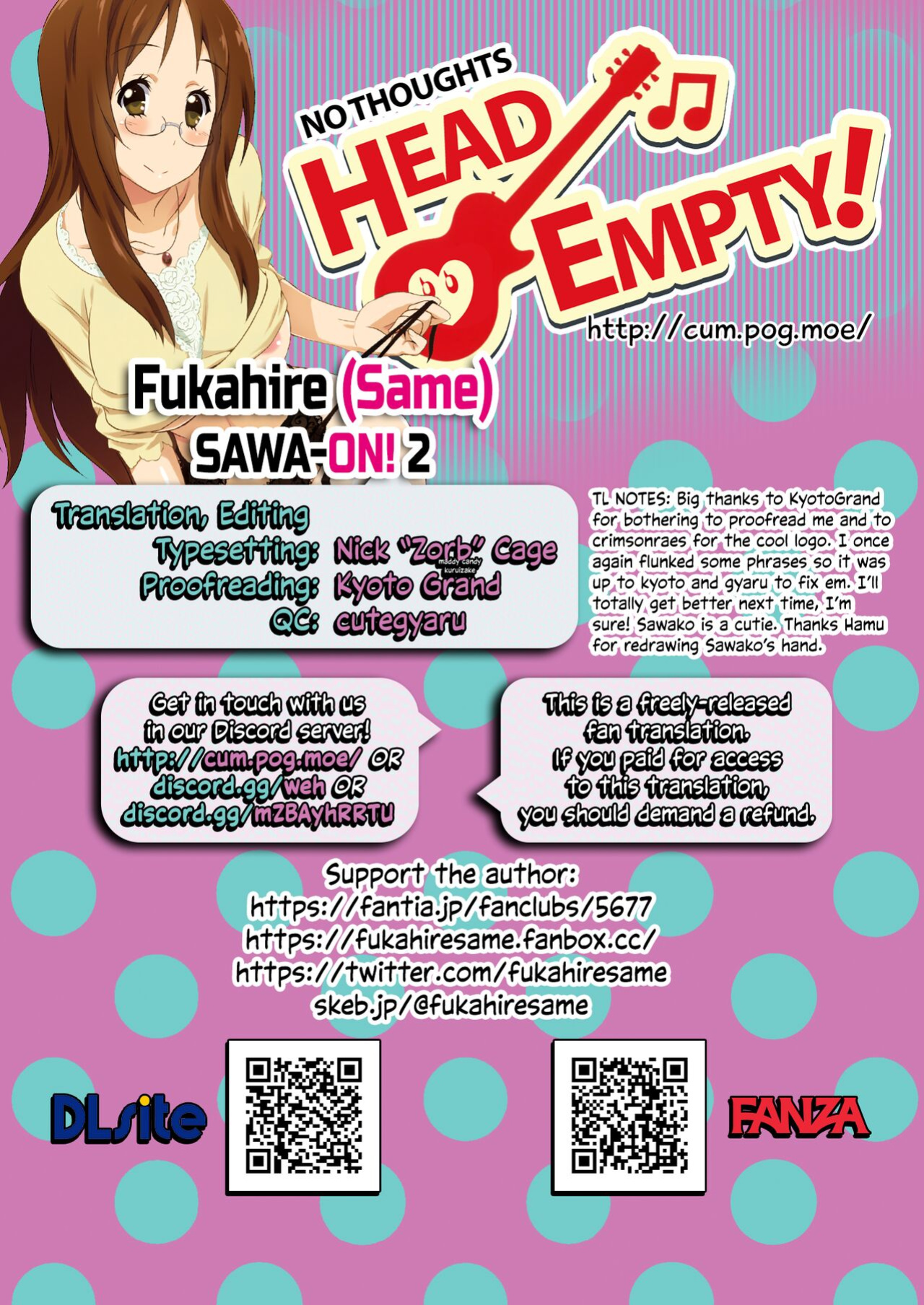 [Fukahire (Same)] SAWA-ON! 2 (K-ON!) [head empty]