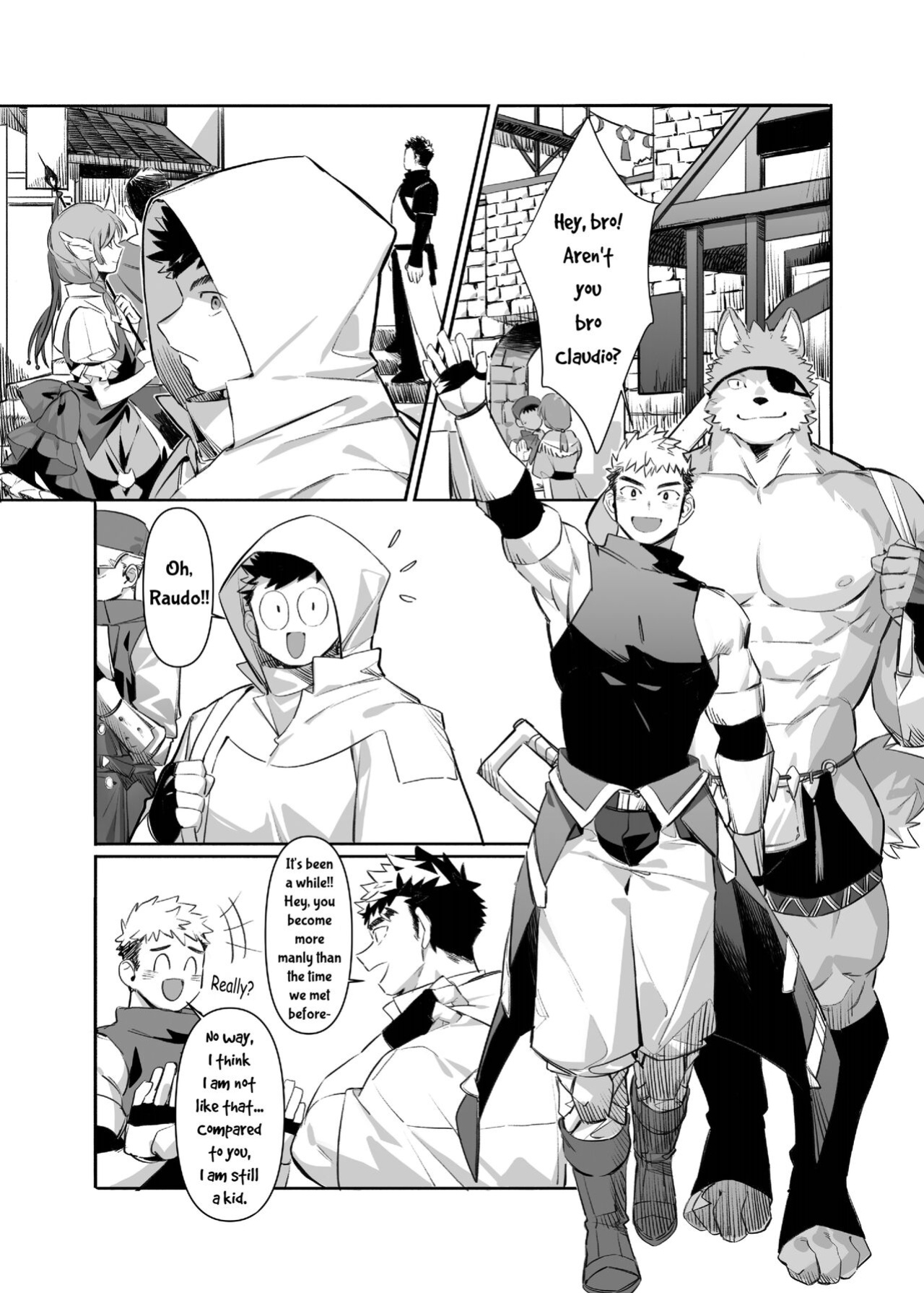 [Mitsuwa Building (G◎NDOM)] Bros. in Heat (Otoko Matsuri Vol. 15) [Uncensored]