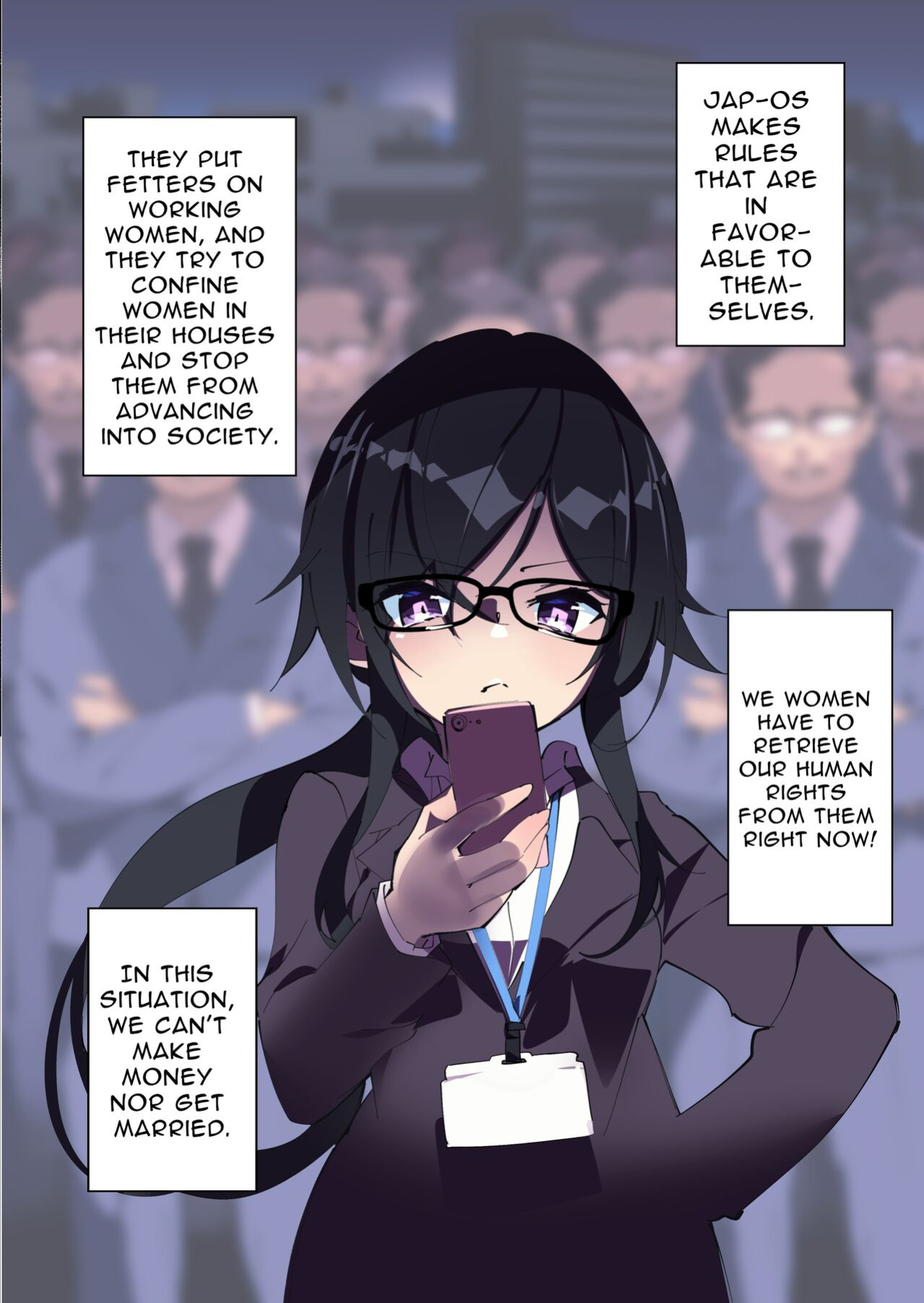 [A-WALKs (Fujishima Sei1go)] Otokogirai o Kojiraseta Onna ni Chinko Hayashite Mita Kekka | I Grew Some Dicks on those Man-hating Girls [Solid Rose]