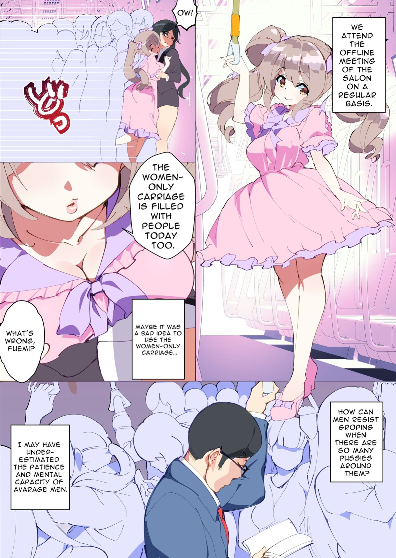 [A-WALKs (Fujishima Sei1go)] Otokogirai o Kojiraseta Onna ni Chinko Hayashite Mita Kekka | I Grew Some Dicks on those Man-hating Girls [Solid Rose]