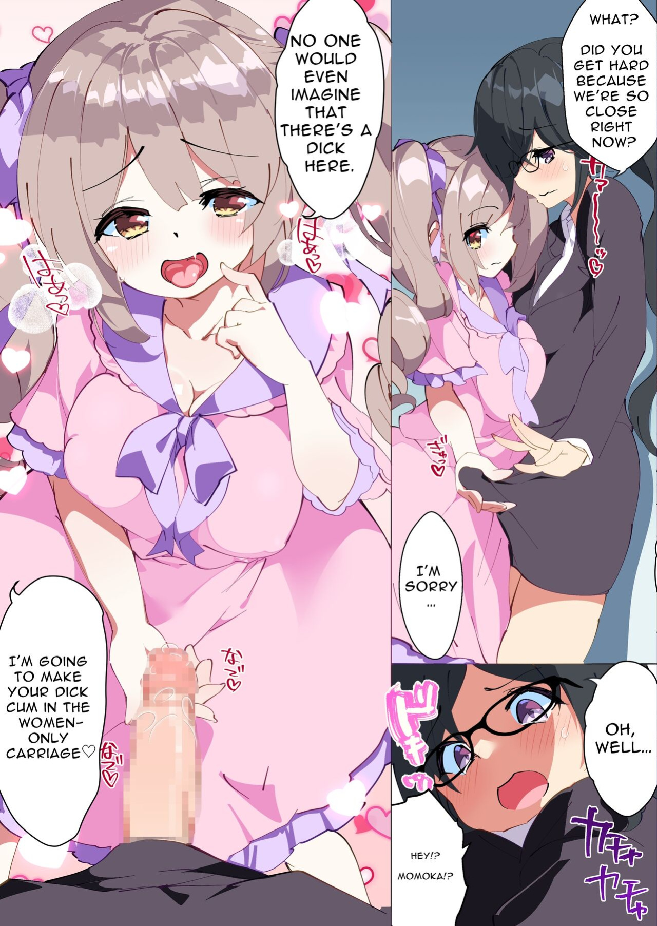 [A-WALKs (Fujishima Sei1go)] Otokogirai o Kojiraseta Onna ni Chinko Hayashite Mita Kekka | I Grew Some Dicks on those Man-hating Girls [Solid Rose]