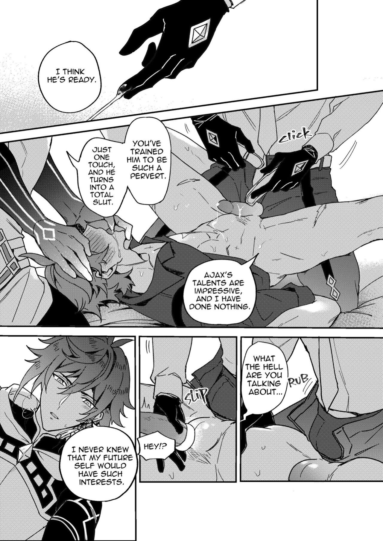 [megumignsn] Zhongli + Morax x Tartaglia (Genshin Impact)