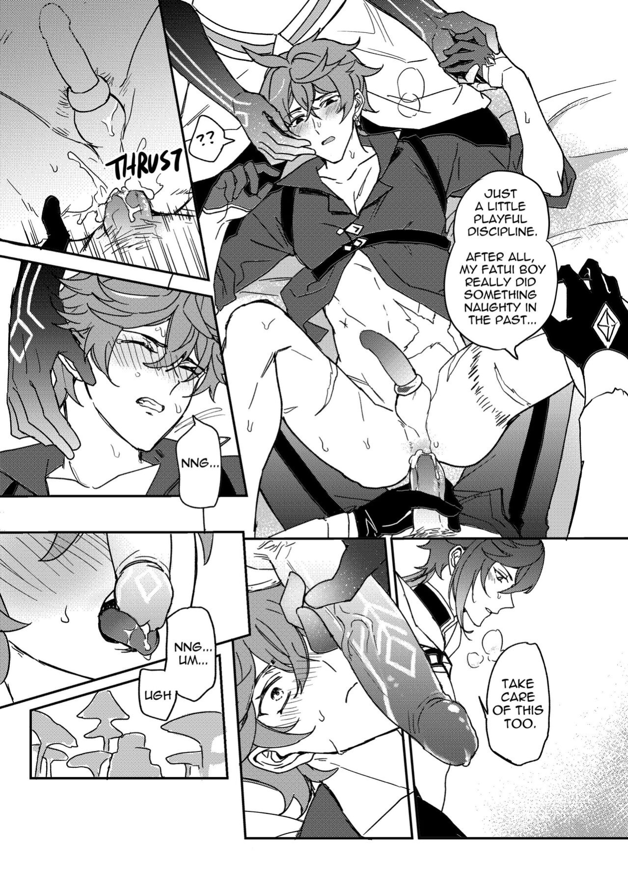 [megumignsn] Zhongli + Morax x Tartaglia (Genshin Impact)
