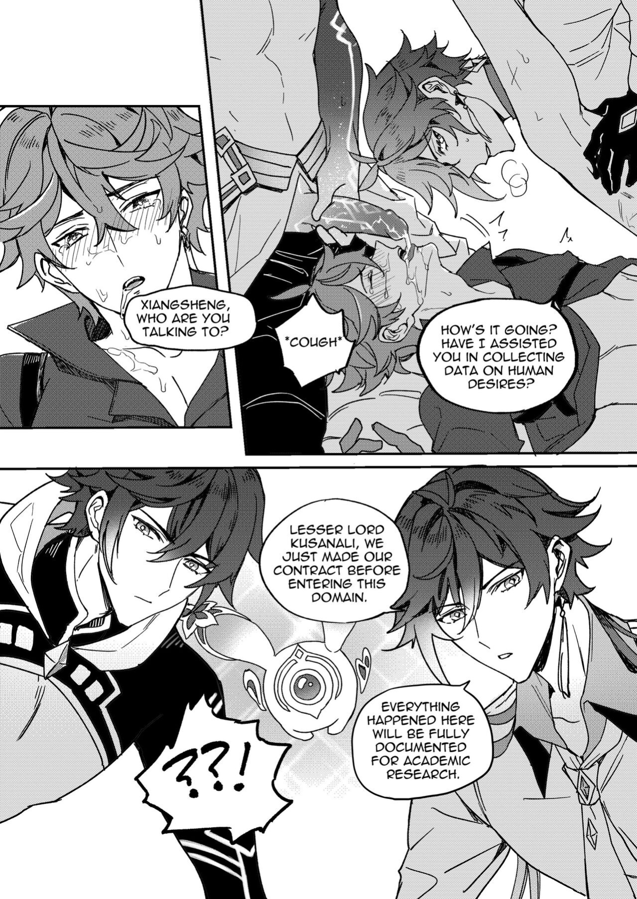 [megumignsn] Zhongli + Morax x Tartaglia (Genshin Impact)