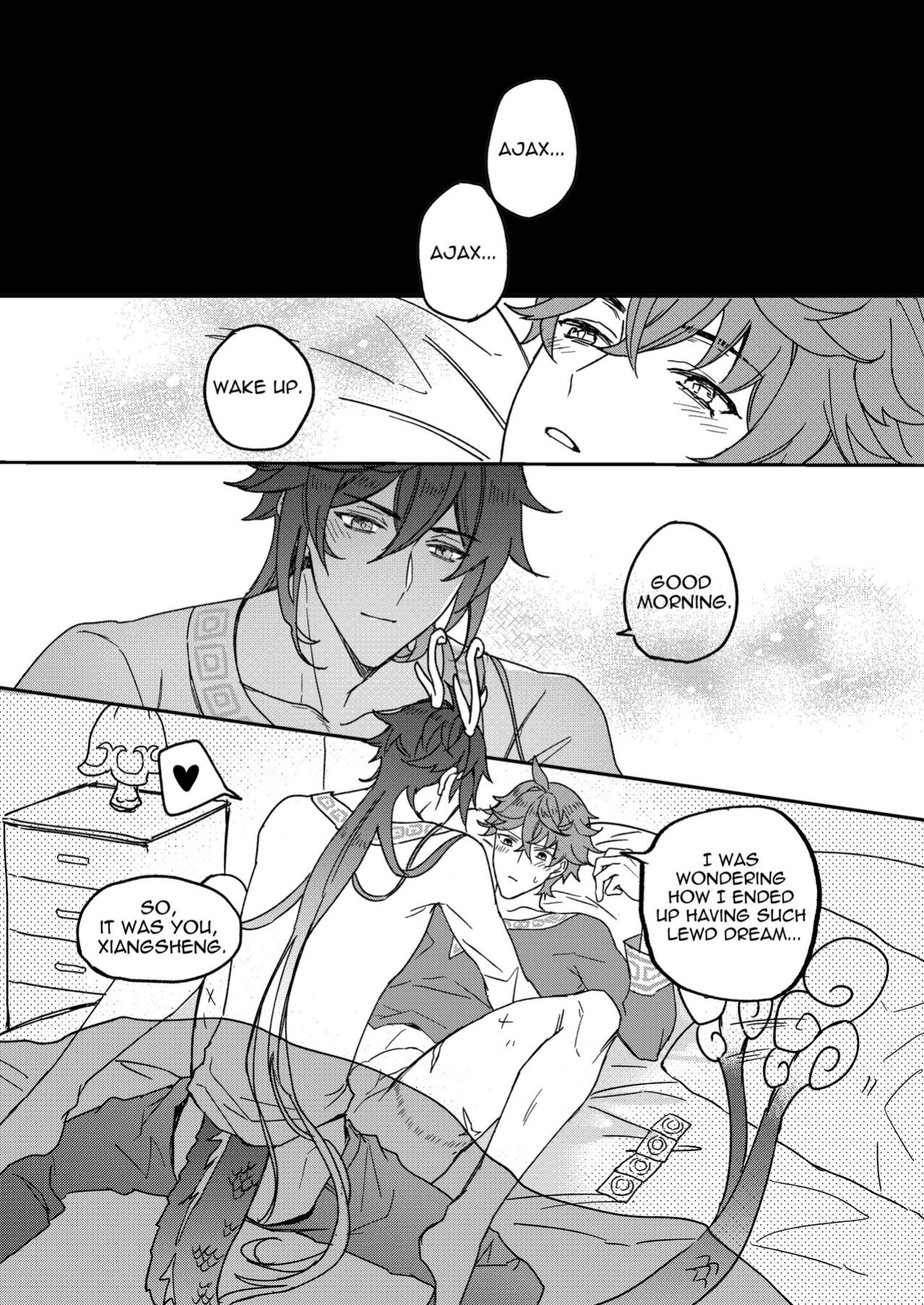 [megumignsn] Zhongli + Morax x Tartaglia (Genshin Impact)