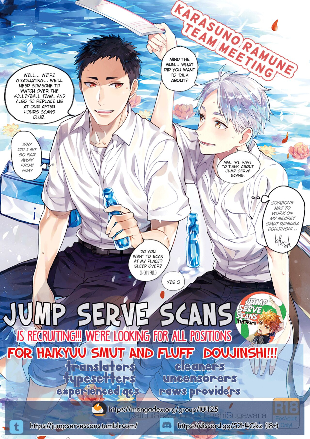 [FISH GOLD (Fzou)] M no Shokutaku | M's Dining Table (Haikyuu!!)