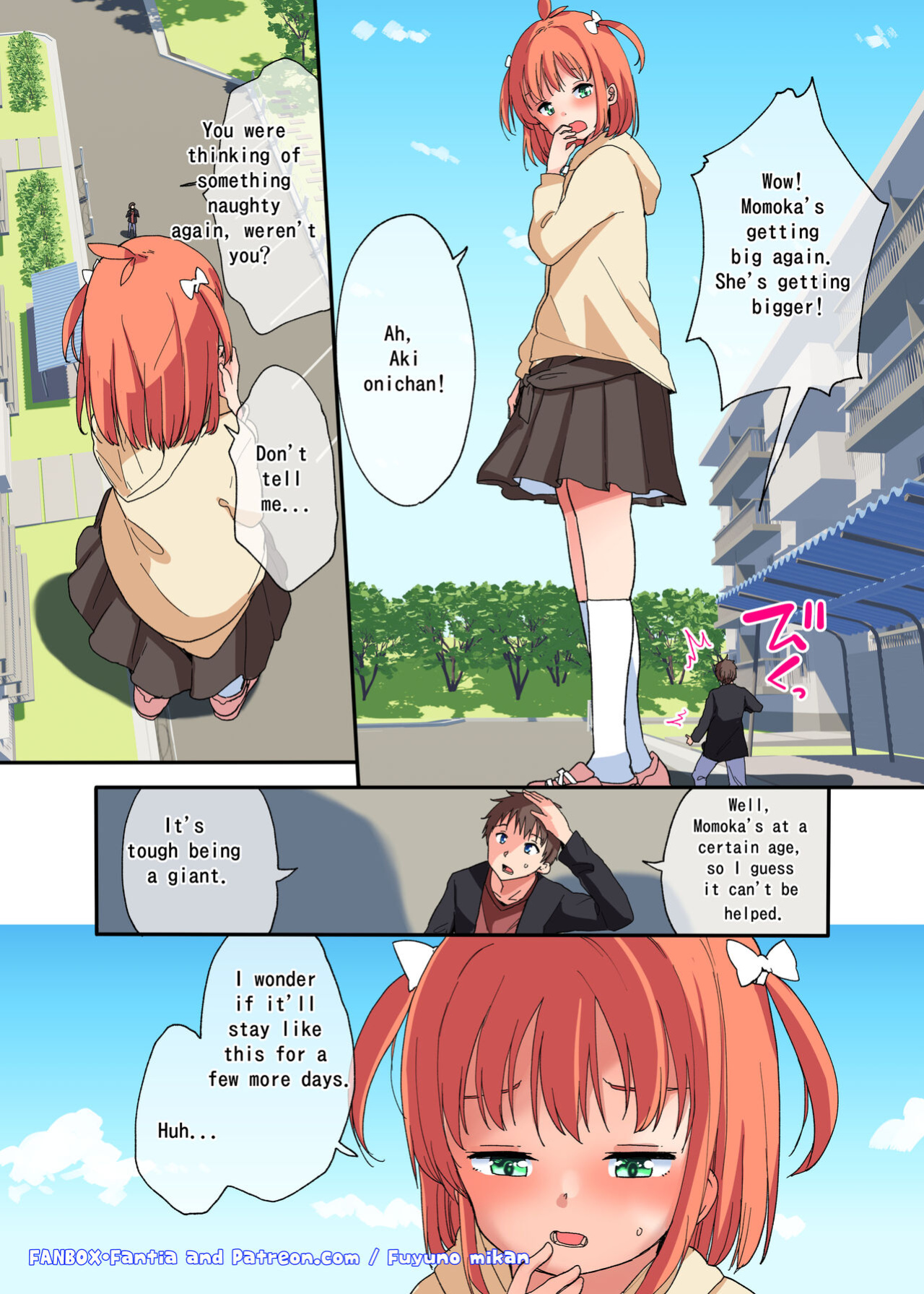 [Fuyuno Mikan] Kyodai na Imouto ni wa Sakaraenai | I can't go against my giant little sister