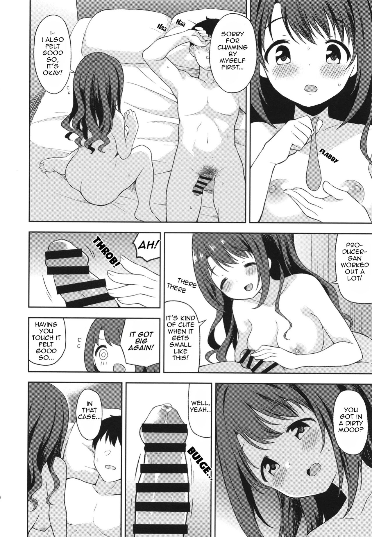 (C100) [UTATANEYASHIKI (Decosuke)] Uzuki to LoveHo de Amayadori | Hiding from the rain in a love hotel with Uzuki (THE IDOLM@STER CINDERELLA GIRLS)