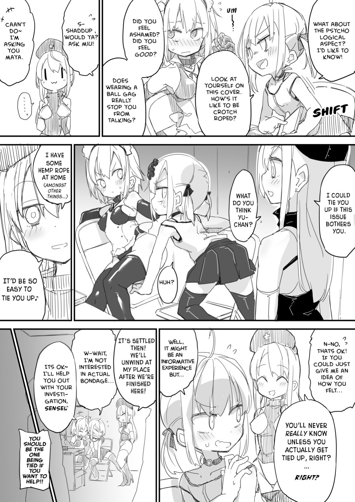 [ura_macoto] The Shut Up Shoot (Shy forced gag talk torture)