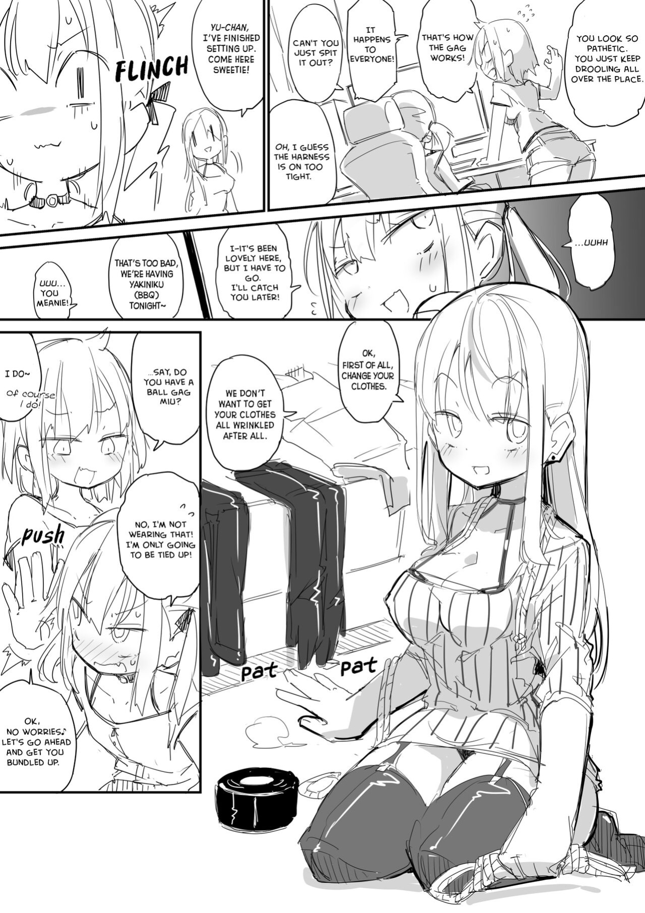 [ura_macoto] The Shut Up Shoot (Shy forced gag talk torture)