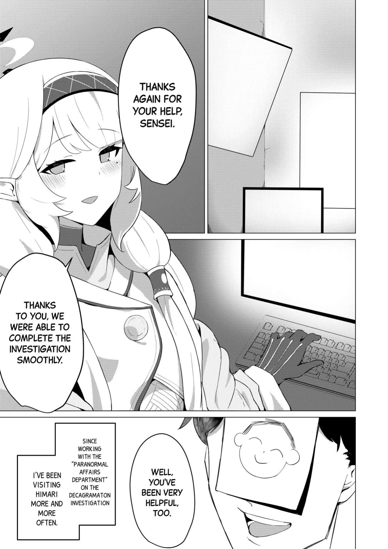 [apart de Matteru (Odaneru apart) Himari-san to Ichaicha Suru Hon | A Book About Making Out With Himari (Blue Archive) [Black Grimoires]