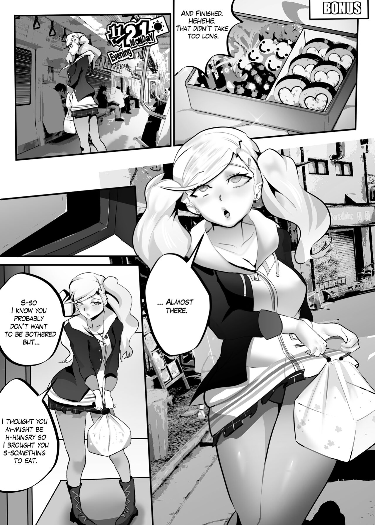 [Nekone, RaitoninguUsagi] Lovers night in (Persona 5)