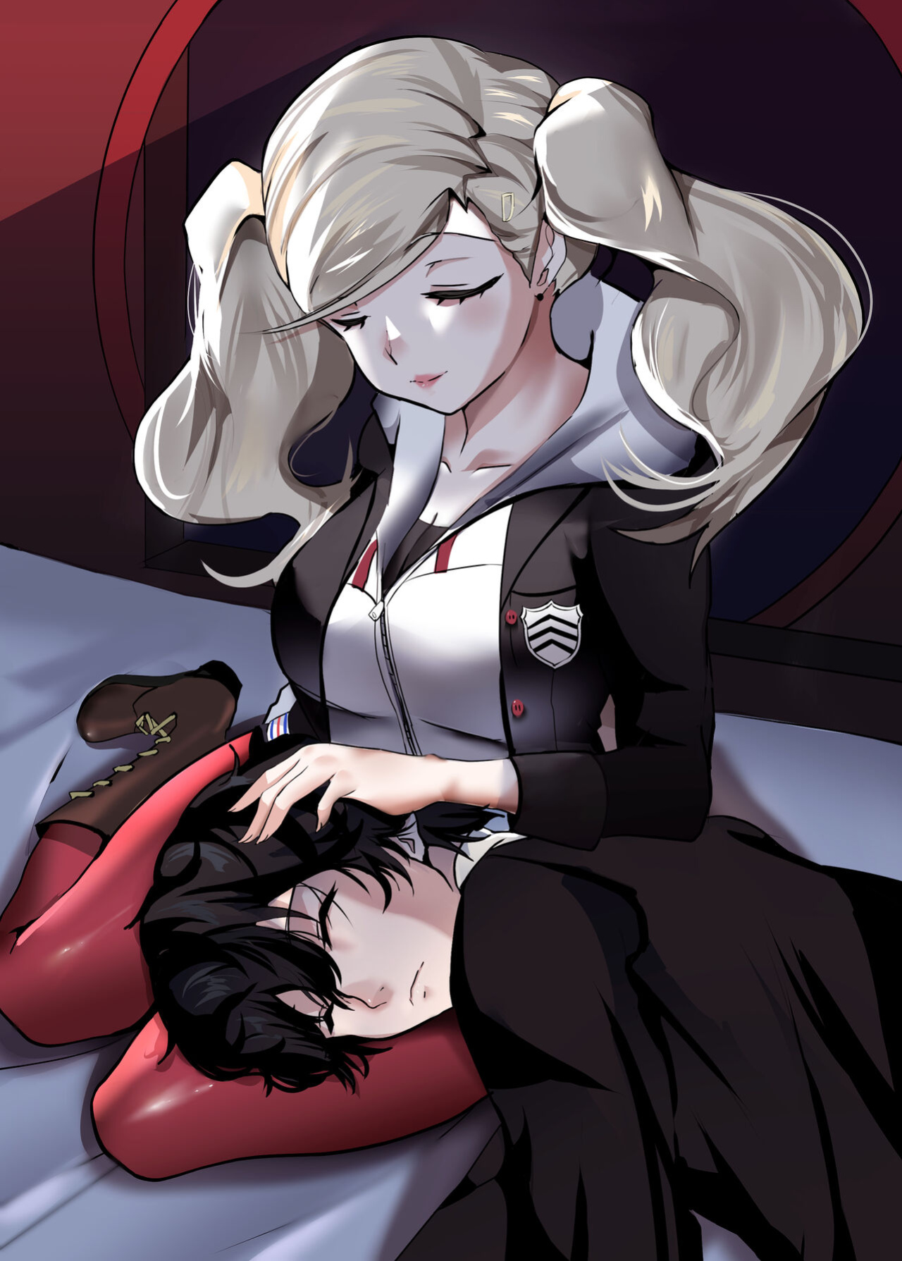 [Nekone, RaitoninguUsagi] Lovers night in (Persona 5)
