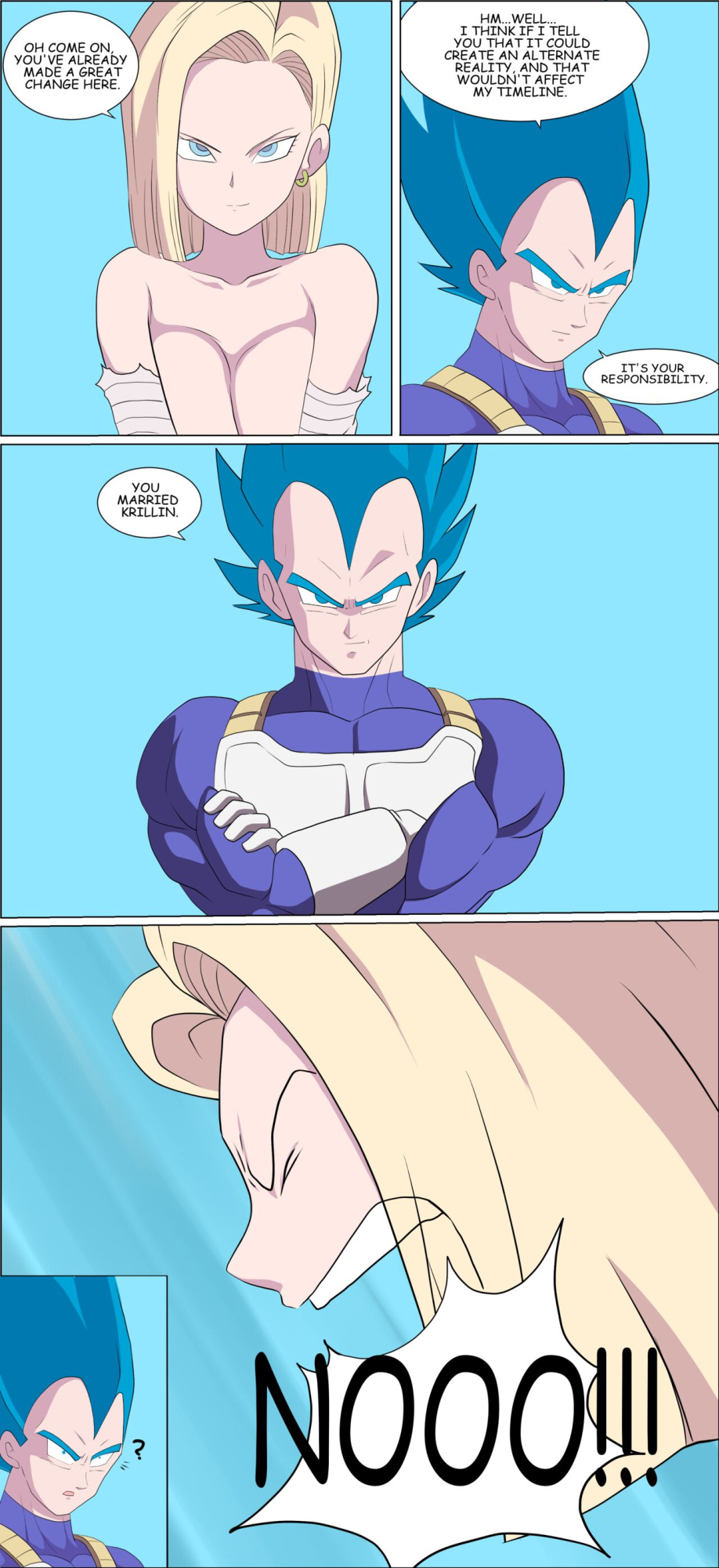 (Zetarok) Vegeta VS Android 18