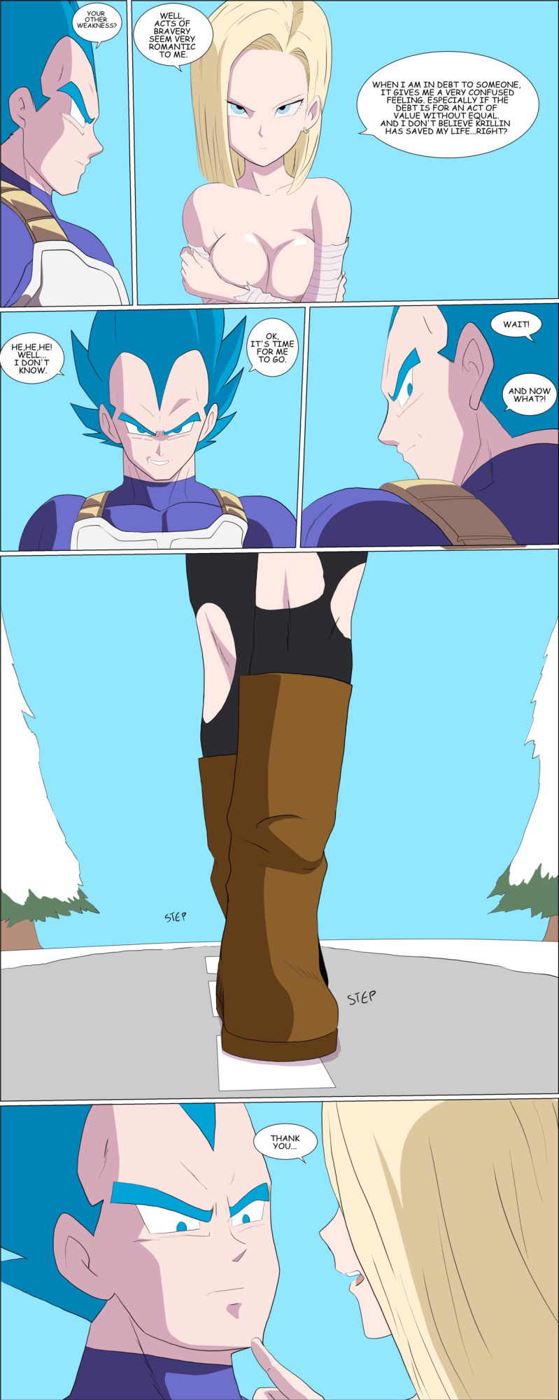 (Zetarok) Vegeta VS Android 18
