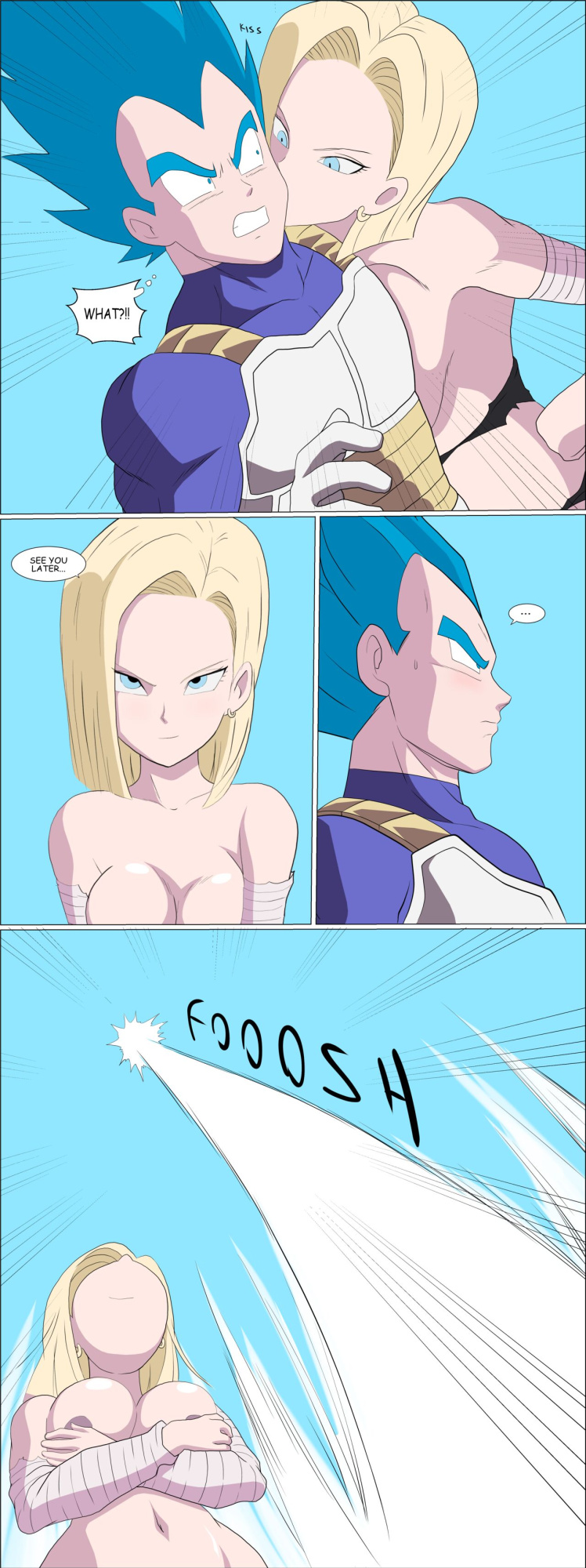(Zetarok) Vegeta VS Android 18