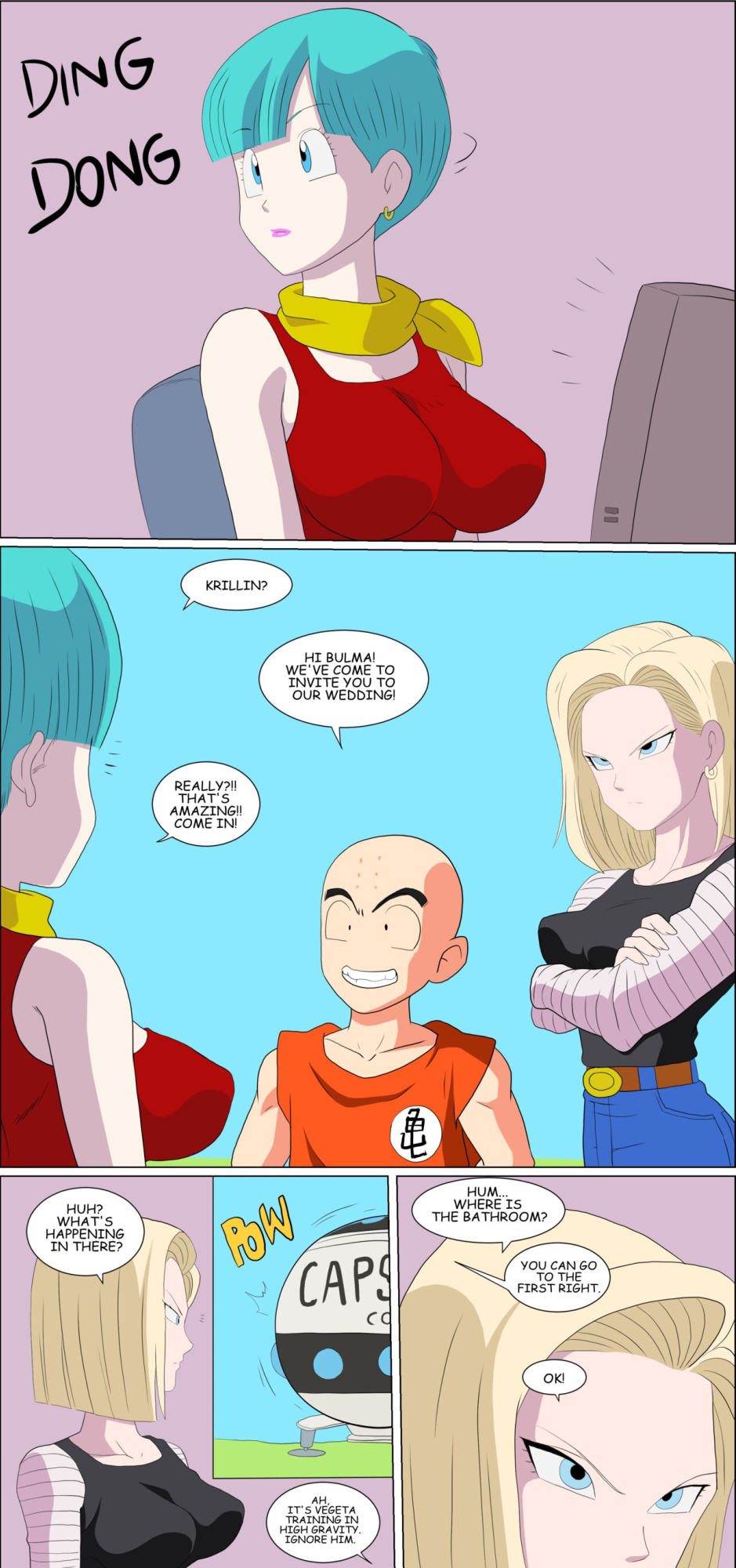 (Zetarok) Vegeta VS Android 18