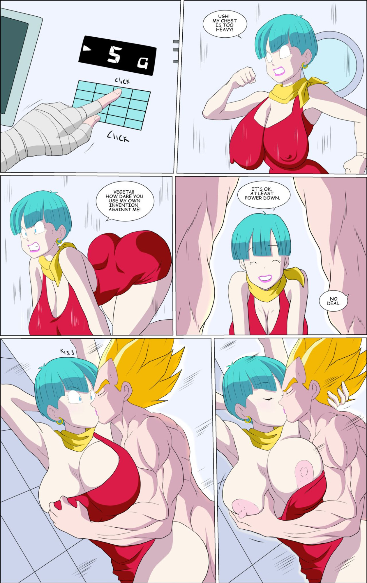 (Zetarok) Vegeta VS Android 18