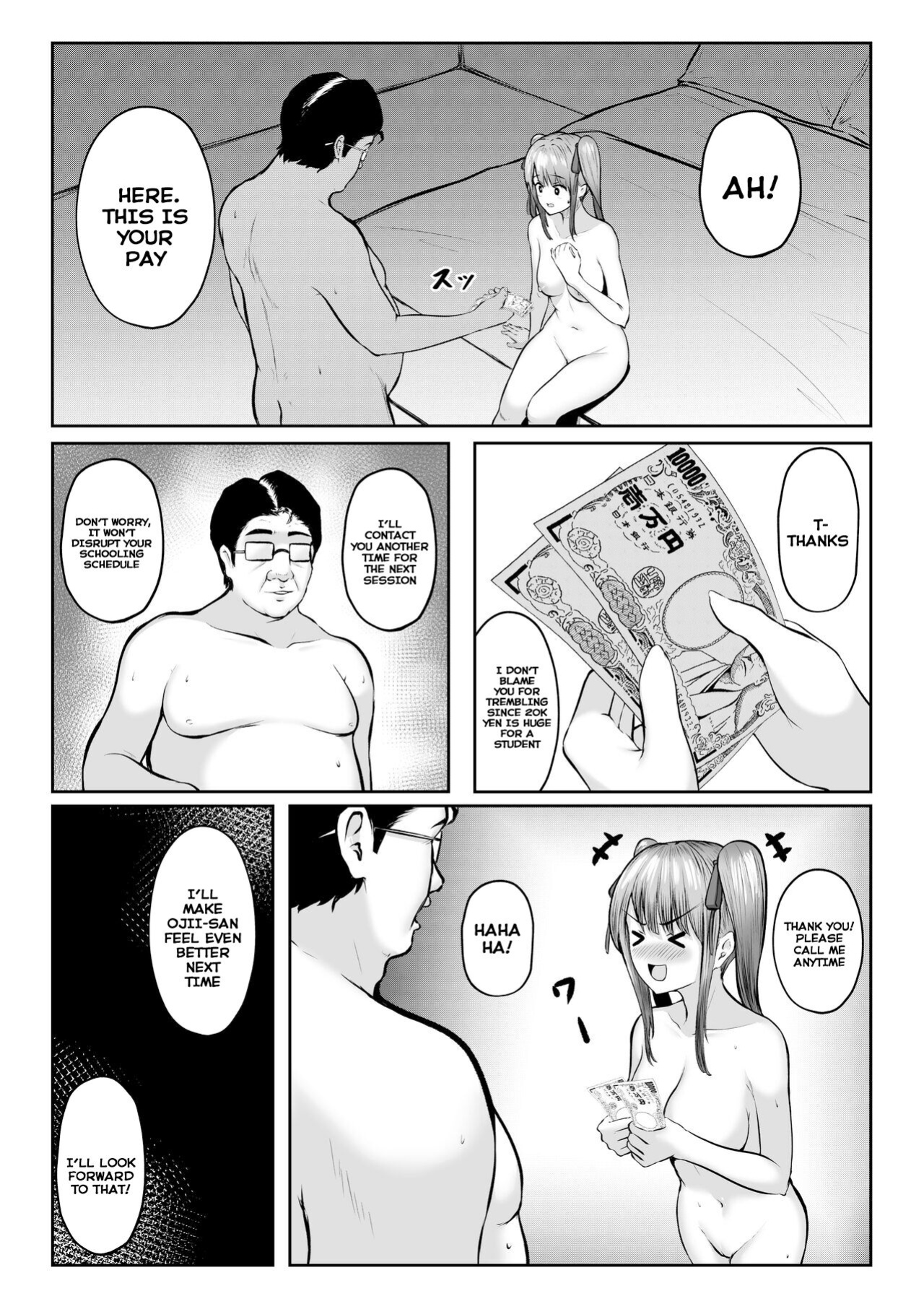 [Nekomimi to Kuro Mask (cielo)] Watashitachi Meimon Onna Gakuen-sei wa Shimai de Papakatsu Shitemasu [SquigglesJP]