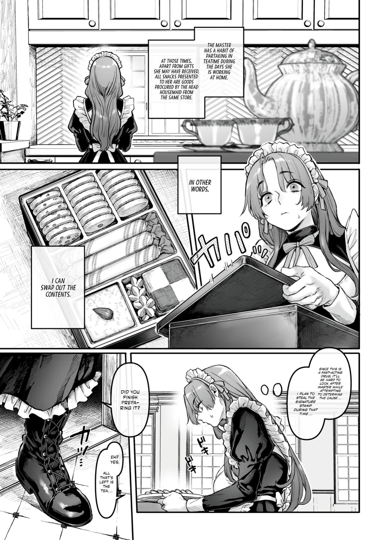 [Yolki Palki (Rororogi Mogera)] Sennyuu! Gakeppuchi Spy no Shakkinhensai RTA ~Josou Maid to Oni Joushi~ | Infiltrate! Debt Repayment RTA of a Spy on the Brink ~The Crossdressing Maid and the Oni Boss~ [Omega Scans] [Incomplete]