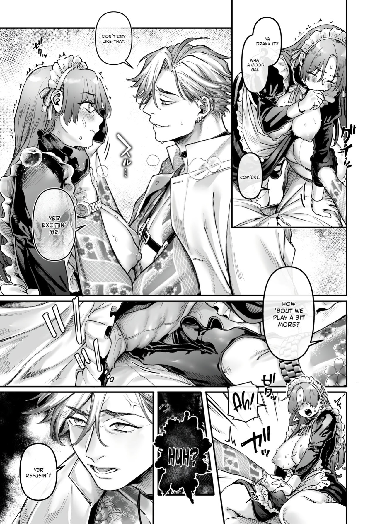 [Yolki Palki (Rororogi Mogera)] Sennyuu! Gakeppuchi Spy no Shakkinhensai RTA ~Josou Maid to Oni Joushi~ | Infiltrate! Debt Repayment RTA of a Spy on the Brink ~The Crossdressing Maid and the Oni Boss~ [Omega Scans] [Incomplete]