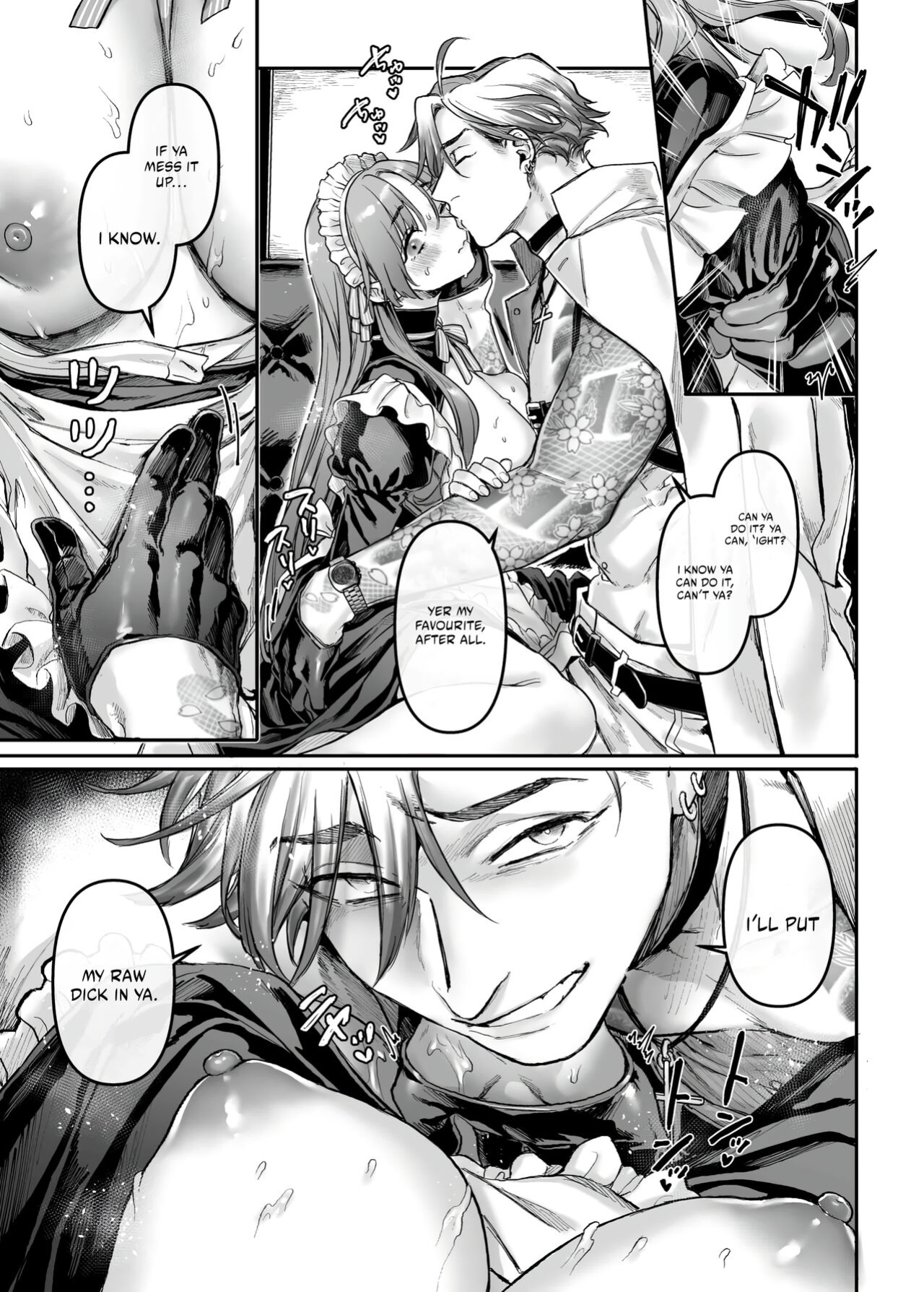 [Yolki Palki (Rororogi Mogera)] Sennyuu! Gakeppuchi Spy no Shakkinhensai RTA ~Josou Maid to Oni Joushi~ | Infiltrate! Debt Repayment RTA of a Spy on the Brink ~The Crossdressing Maid and the Oni Boss~ [Omega Scans] [Incomplete]