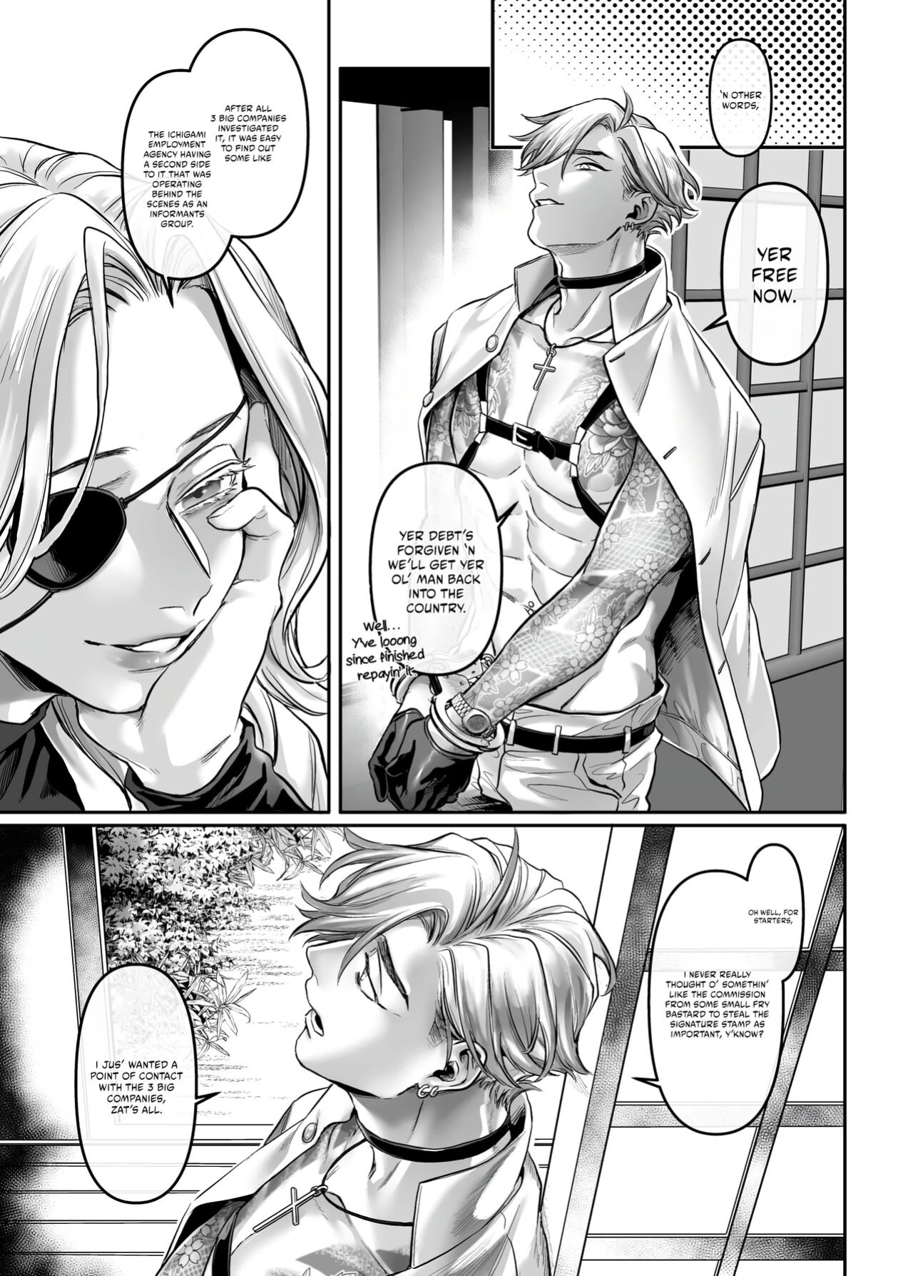 [Yolki Palki (Rororogi Mogera)] Sennyuu! Gakeppuchi Spy no Shakkinhensai RTA ~Josou Maid to Oni Joushi~ | Infiltrate! Debt Repayment RTA of a Spy on the Brink ~The Crossdressing Maid and the Oni Boss~ [Omega Scans] [Incomplete]