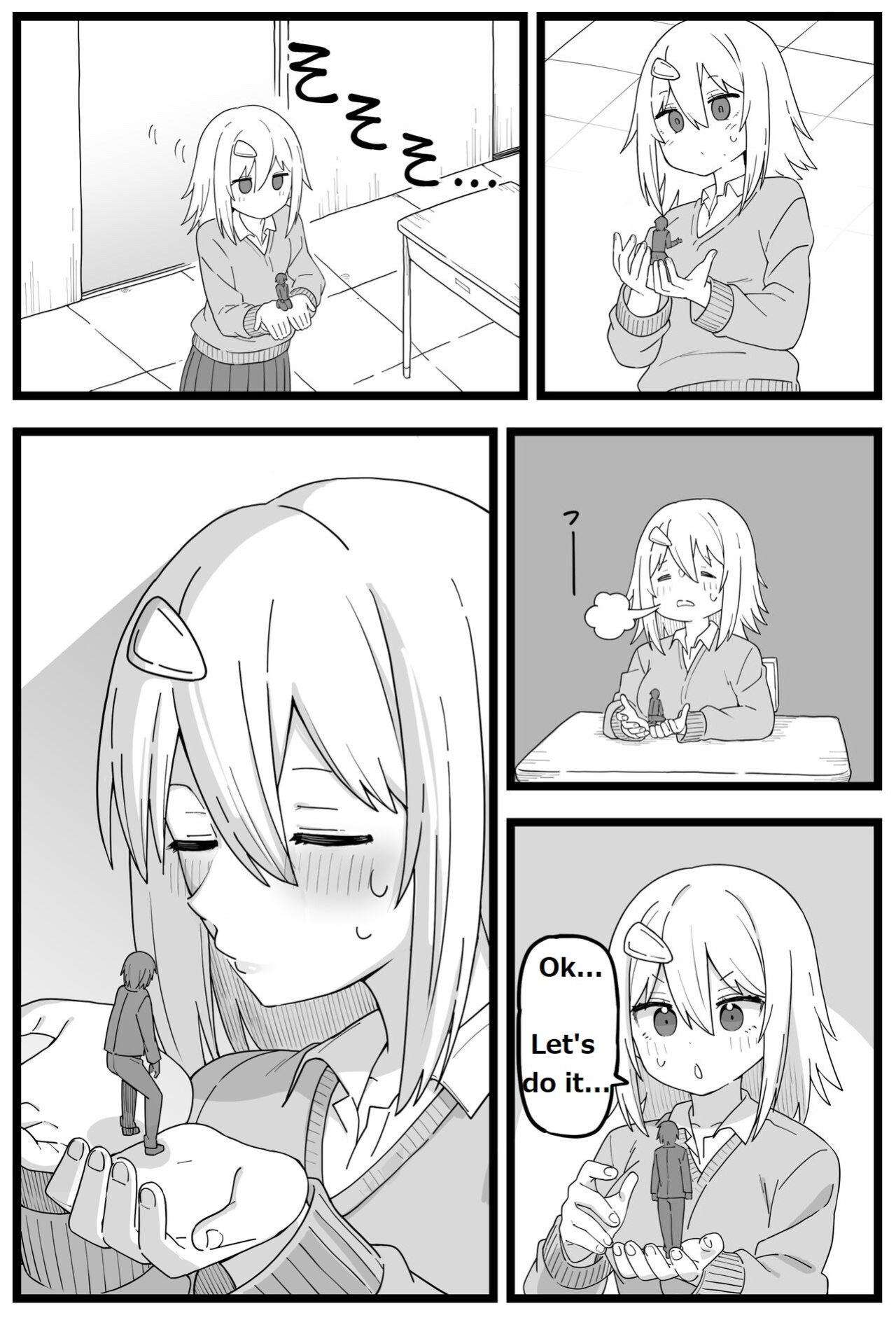 [Shiheki] Doushitemo Onnanoko ni Taberaretai Manga | Manga about a girl who really wants to be eaten by a girl