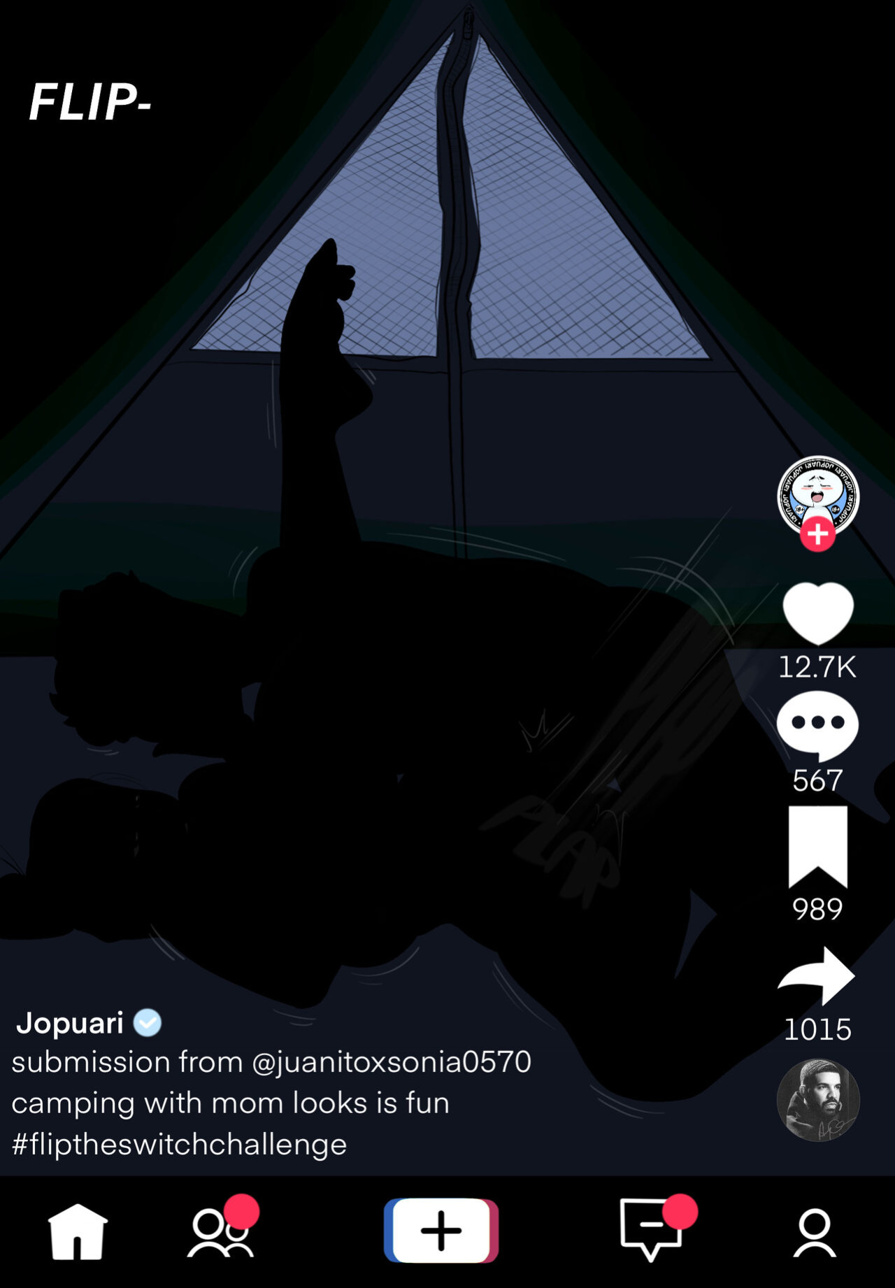 [Jopuari] Camping with mom goes viral