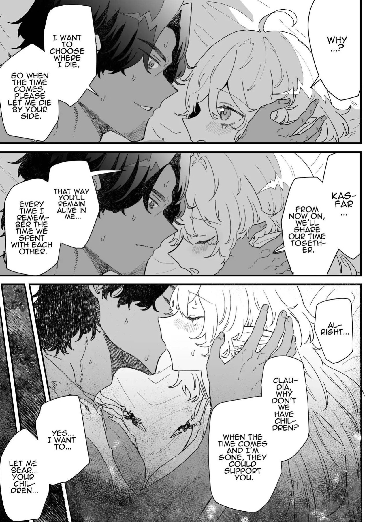 [Nayuta no Hakobune (Shishikura Sendou)] Issennen no Ai o Shinjite | In Belief of a Thousand Year Long Love