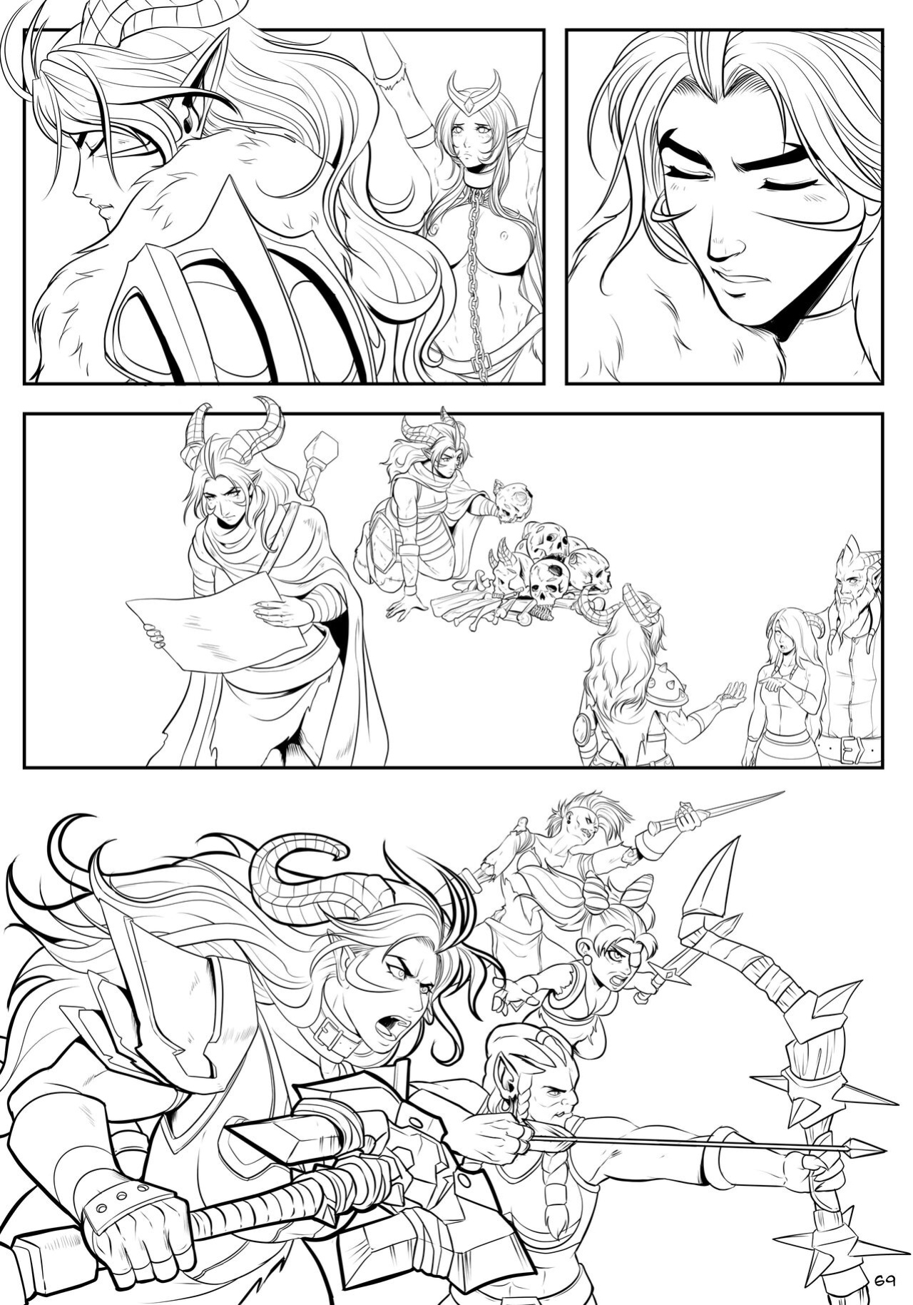Darkra Mark Of The Wild plus Textless and Ink version