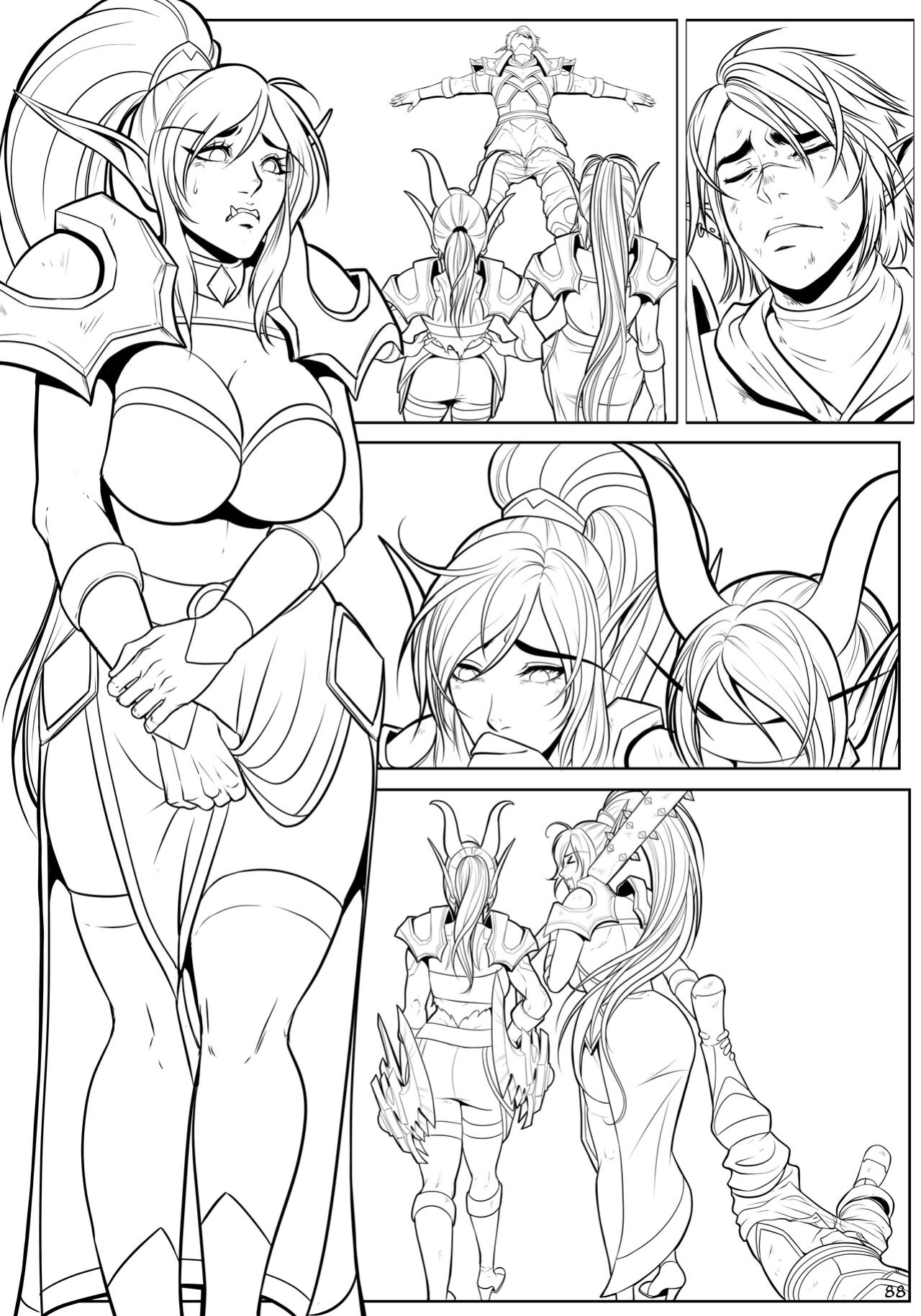 Darkra Mark Of The Wild plus Textless and Ink version