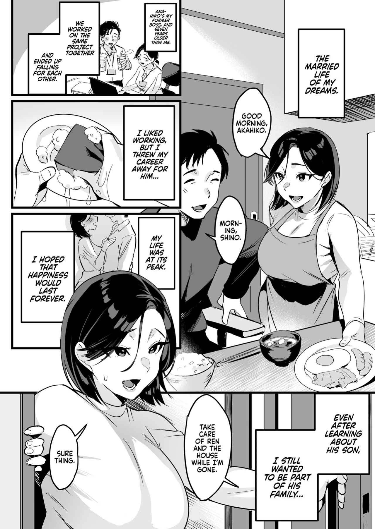 [Minamoto] I Shouldn't Have Gone To The Doujinshi Convertion Without Telling My Wife [Chap.1 to 3 + Divorced with a child 1&2]