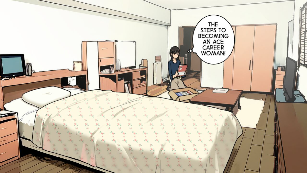 [Wakamatsu] Takuhaibin no Uketorikata ga Dandan Darashinaku Natte Iku OL-chan (+ Ura-hen) | A Woman Whose Greetings to the Delivery Man Gradually Get Sloppier (+ Other Side)