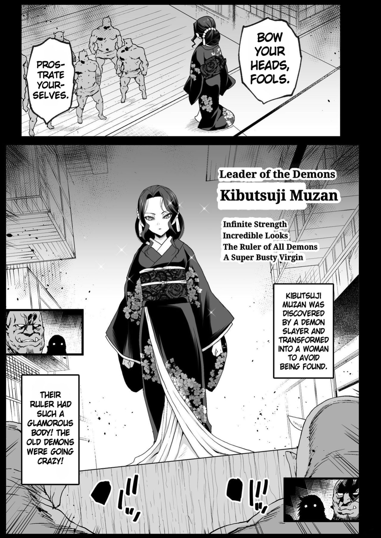 [Eromazun (Ma-kurou)] RAPE OF DEMON SLAYER 4 | Making a Mess of Lady Muzan-sama (Kimetsu no Yaiba)