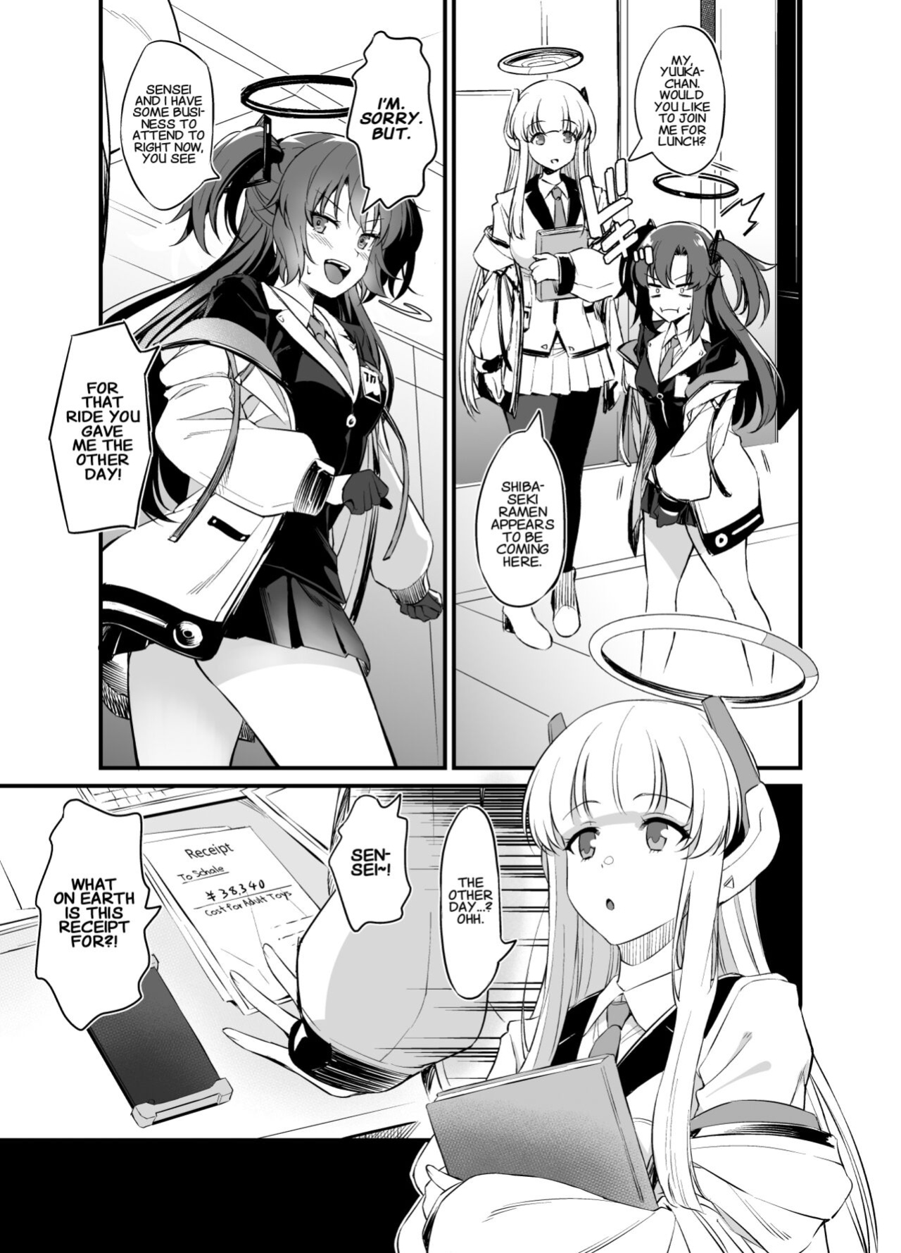 [AERODOG (inu)] Sensei! Shasei no Jikan desu yo | Sensei! It's Time for You to Cum! (Blue Archive) [Project Valvrein]