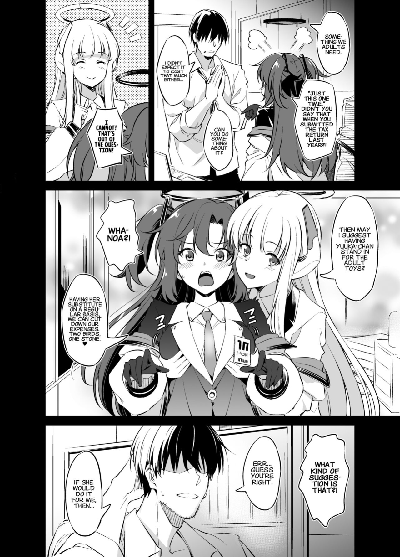 [AERODOG (inu)] Sensei! Shasei no Jikan desu yo | Sensei! It's Time for You to Cum! (Blue Archive) [Project Valvrein]