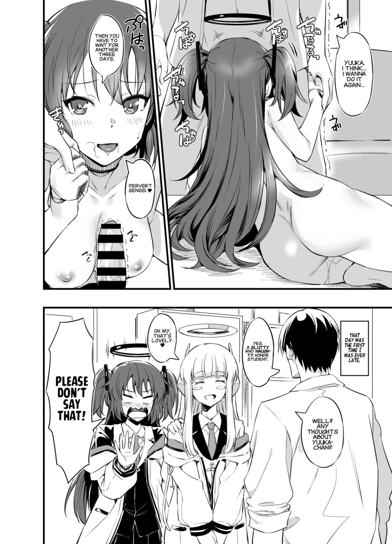 [AERODOG (inu)] Sensei! Shasei no Jikan desu yo | Sensei! It's Time for You to Cum! (Blue Archive) [Project Valvrein]