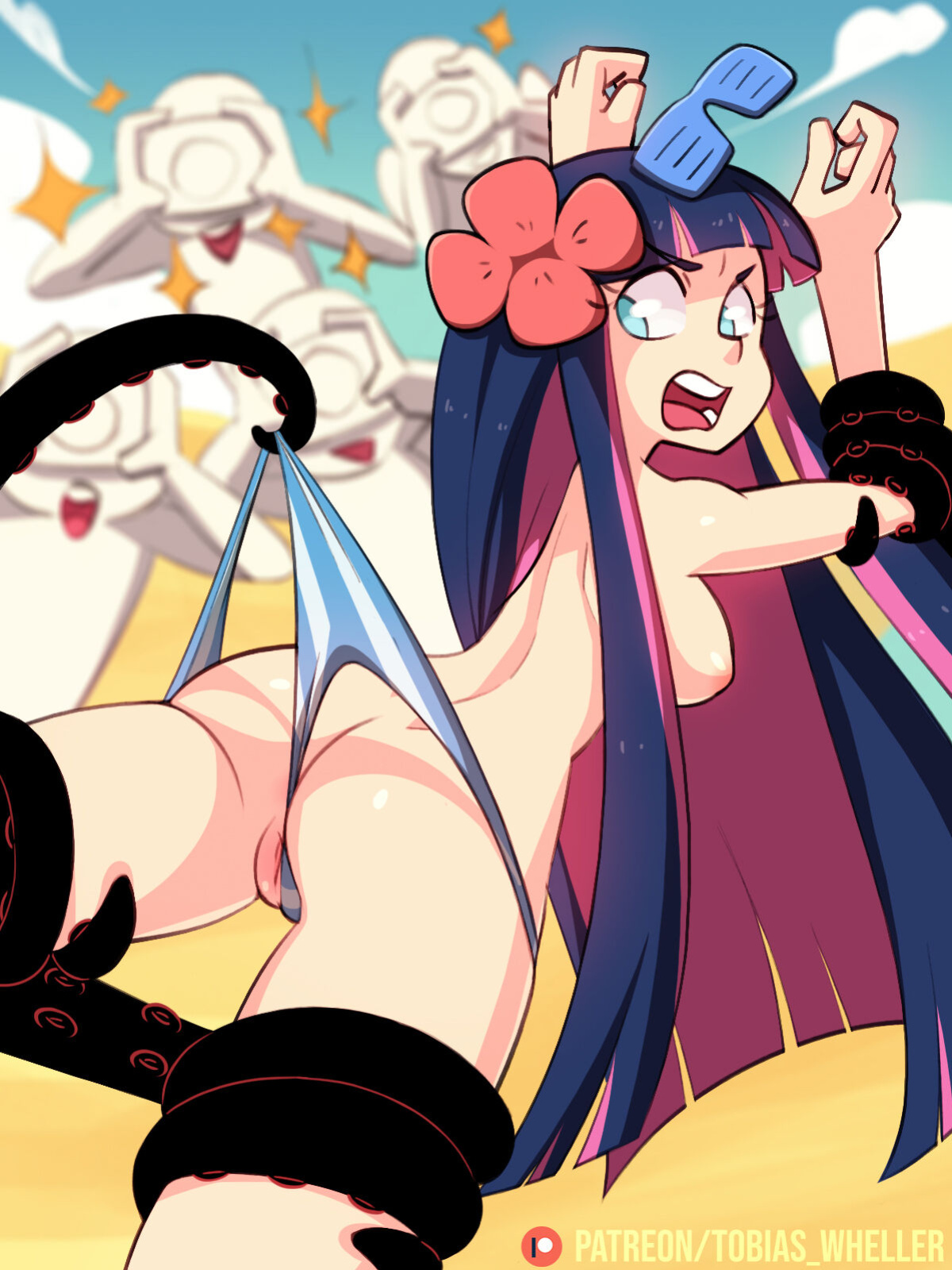 [Tobias Wheller] Stocking at the Beach (Panty & Stocking)